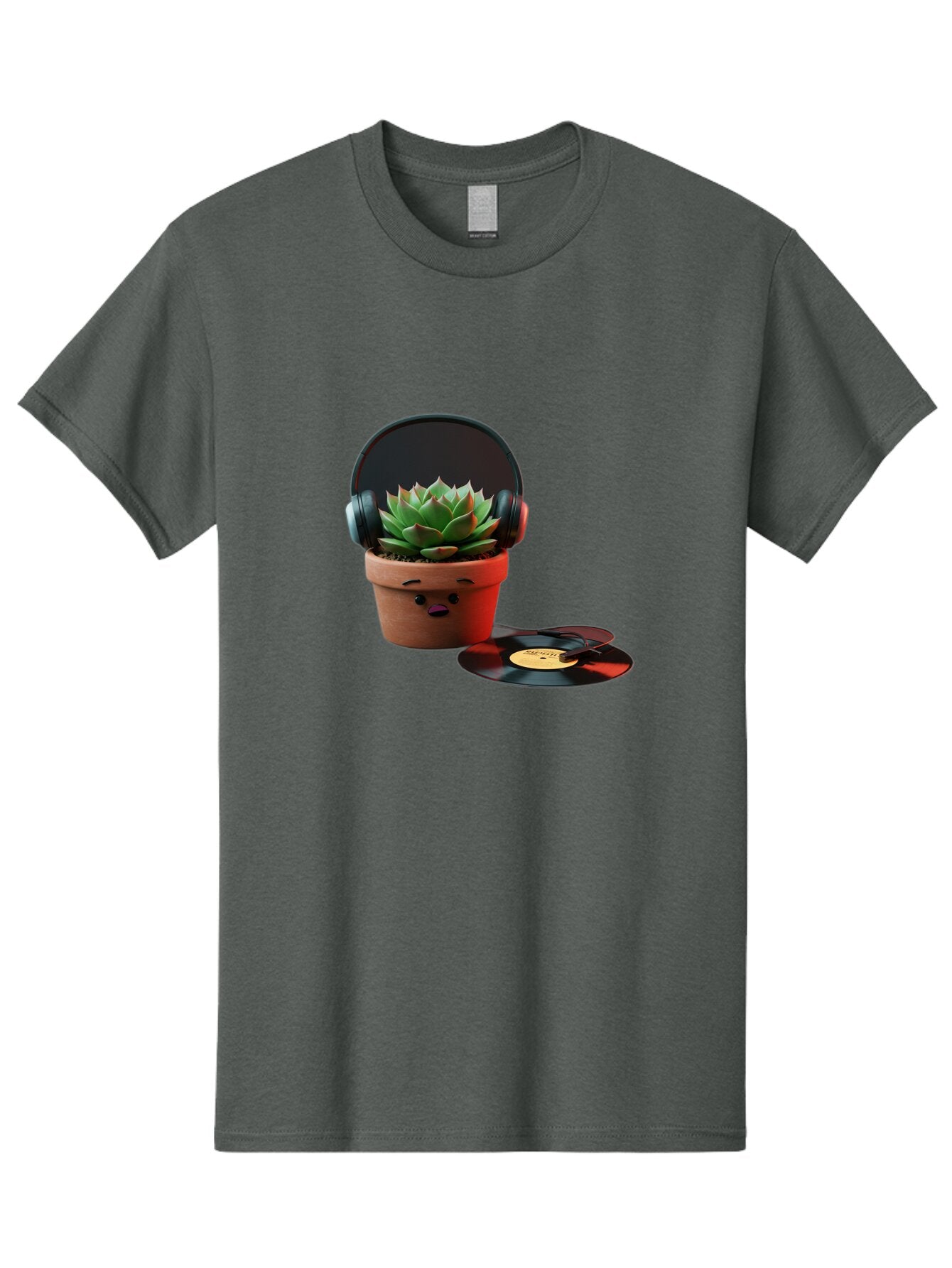 Succulent-Headphones Men'S Graphic Tee, 100% Cotton, Comfortable Casual Summer Wear, Machine Washable, Vintage Camera, Old Camera, Antique Camera, Black Camera, Classic Photography, Photography Equipment, Nostalgic Device, Film Camera, Ban652 15