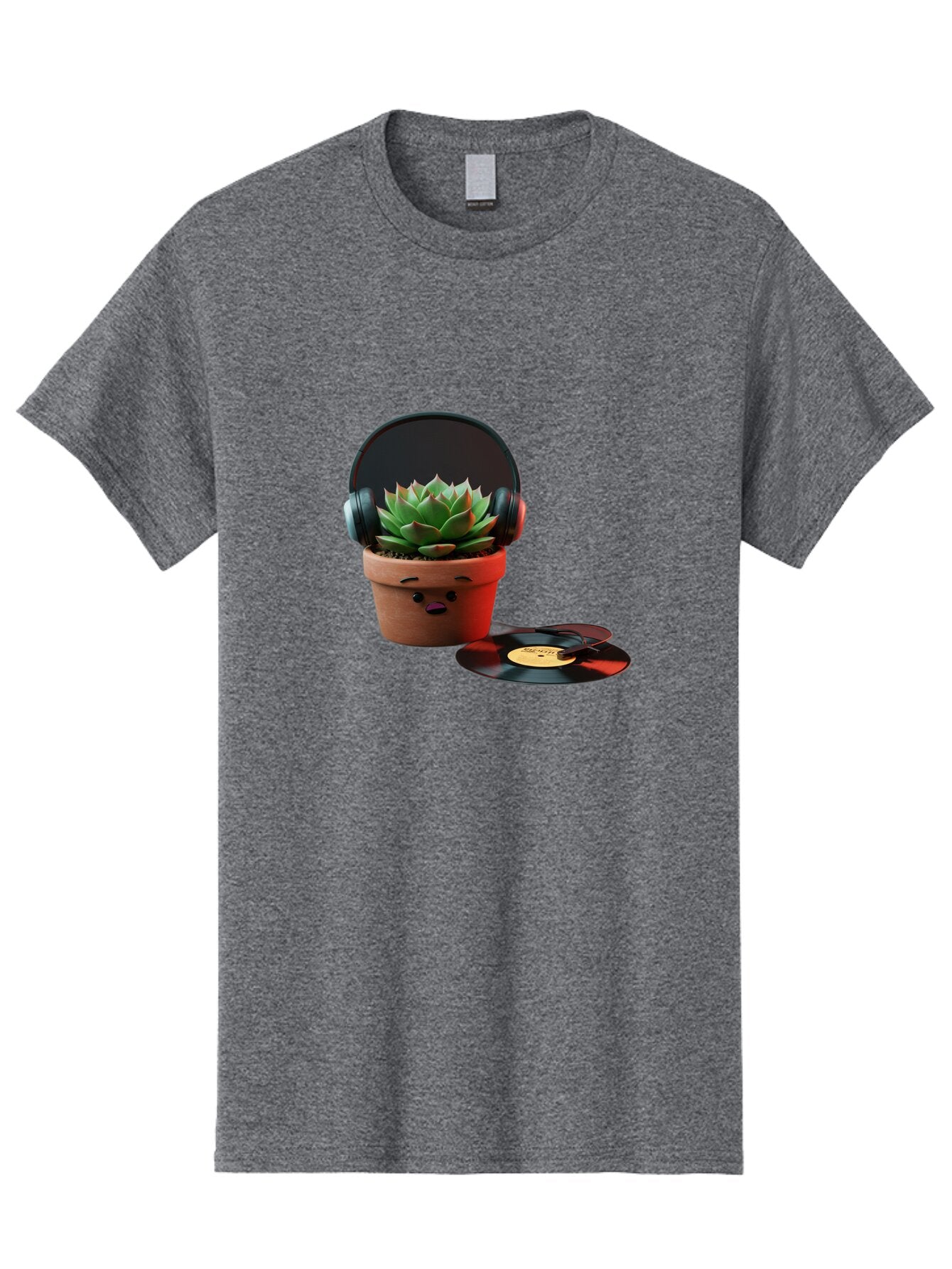 Succulent-Headphones Men'S Graphic Tee, 100% Cotton, Comfortable Casual Summer Wear, Machine Washable, Vintage Camera, Old Camera, Antique Camera, Black Camera, Classic Photography, Photography Equipment, Nostalgic Device, Film Camera, Ban652 9