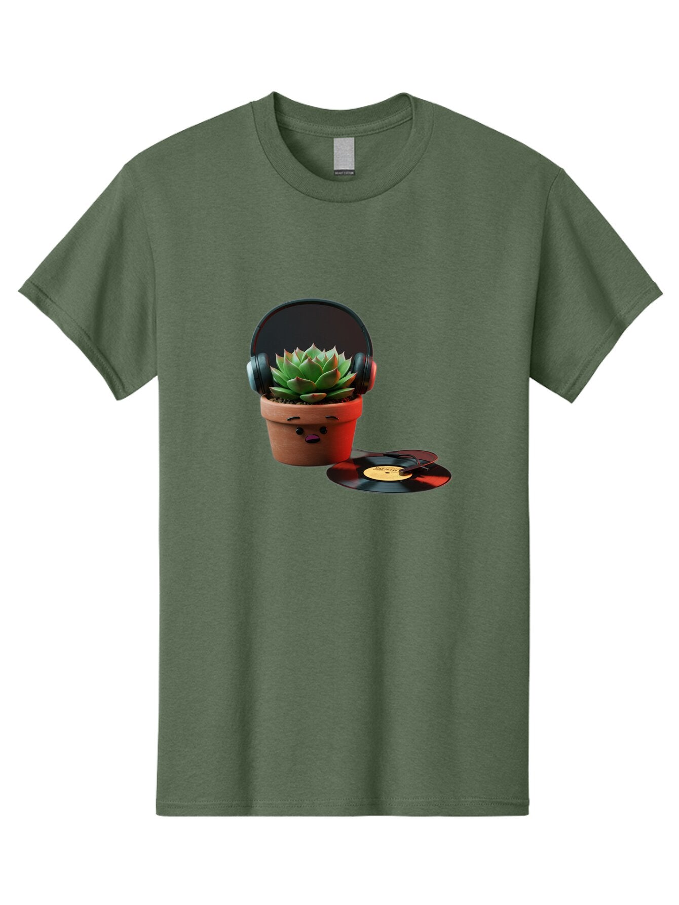 Succulent-Headphones Men'S Graphic Tee, 100% Cotton, Comfortable Casual Summer Wear, Machine Washable, Vintage Camera, Old Camera, Antique Camera, Black Camera, Classic Photography, Photography Equipment, Nostalgic Device, Film Camera, Ban652 4