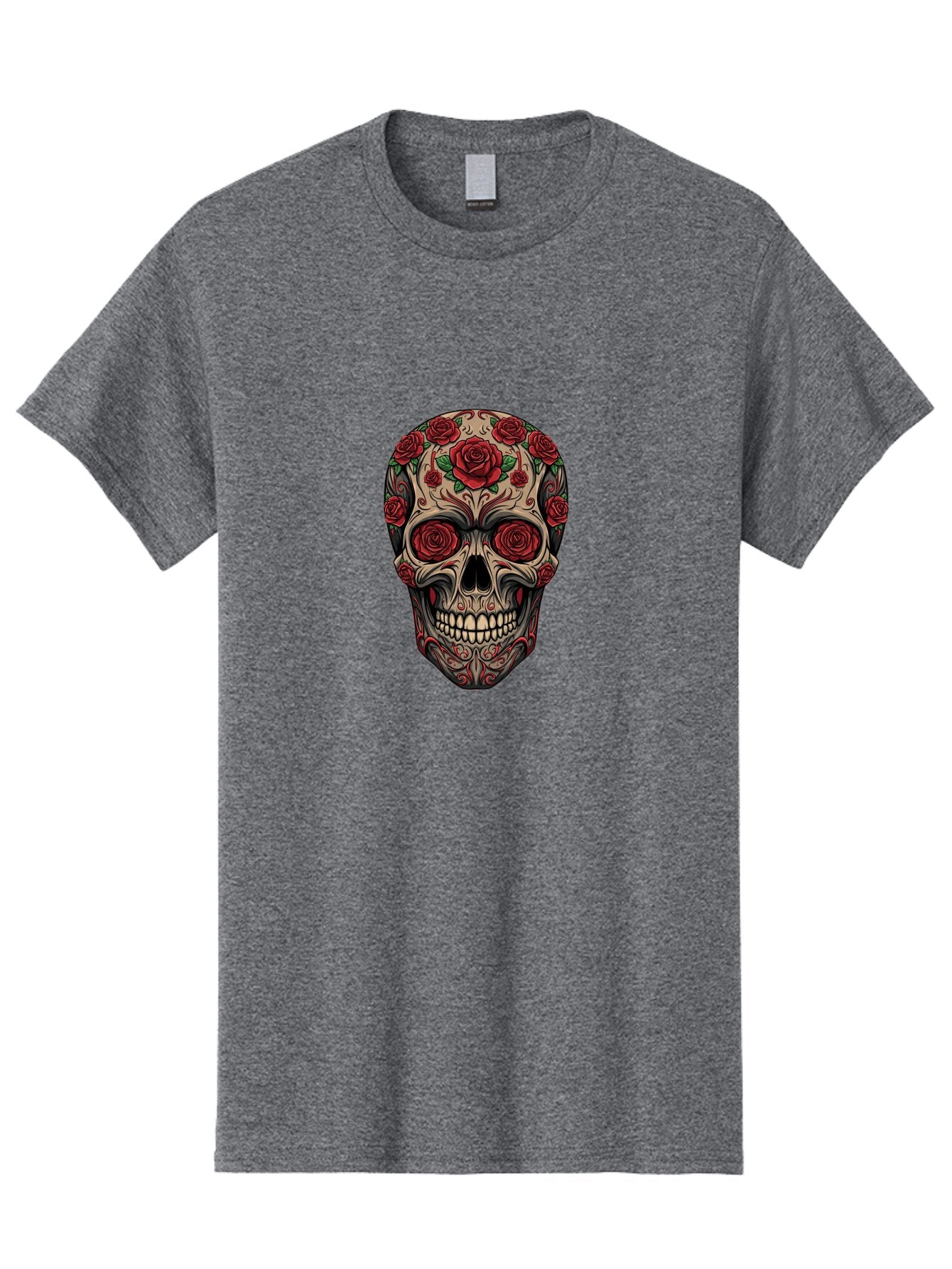 Sugar-Skull-1 Men'S Graphic Tee, 100% Cotton, Comfortable Casual Summer Wear, Machine Washable, Vintage Camera, Old Camera, Antique Camera, Black Camera, Classic Photography, Photography Equipment, Nostalgic Device, Film Camera, Camera Art Ban653 15