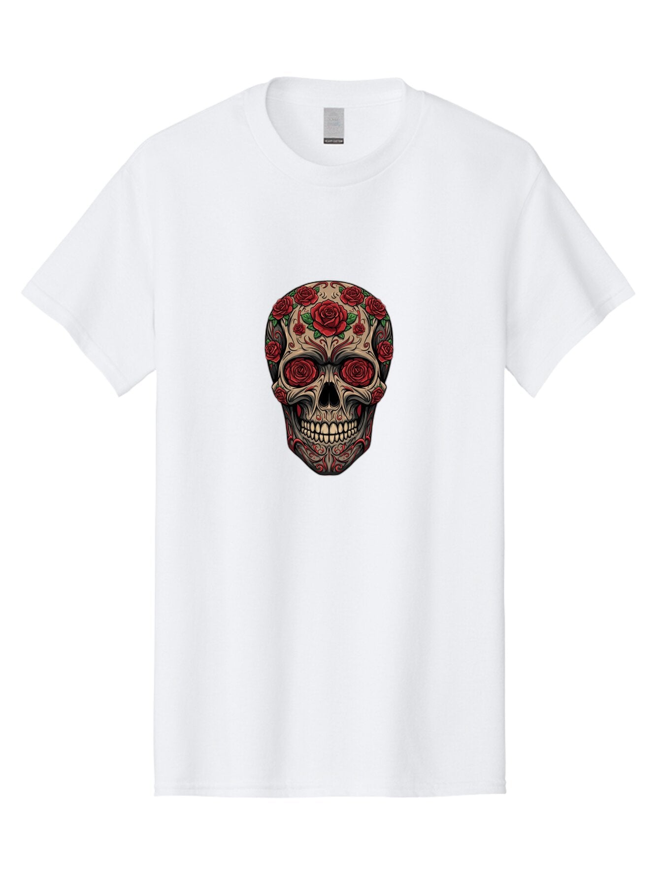 Sugar-Skull-1 Men'S Graphic Tee, 100% Cotton, Comfortable Casual Summer Wear, Machine Washable, Vintage Camera, Old Camera, Antique Camera, Black Camera, Classic Photography, Photography Equipment, Nostalgic Device, Film Camera, Camera Art Ban653 11