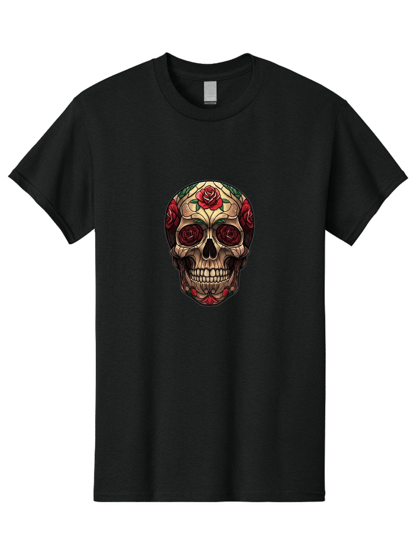 Sugar-Skull-2 Men'S Graphic Tee, 100% Cotton, Comfortable Casual Summer Wear, Machine Washable, Vintage Camera, Old Camera, Antique Camera, Black Camera, Classic Photography, Photography Equipment, Nostalgic Device, Film Camera, Camera Art Ban654 8