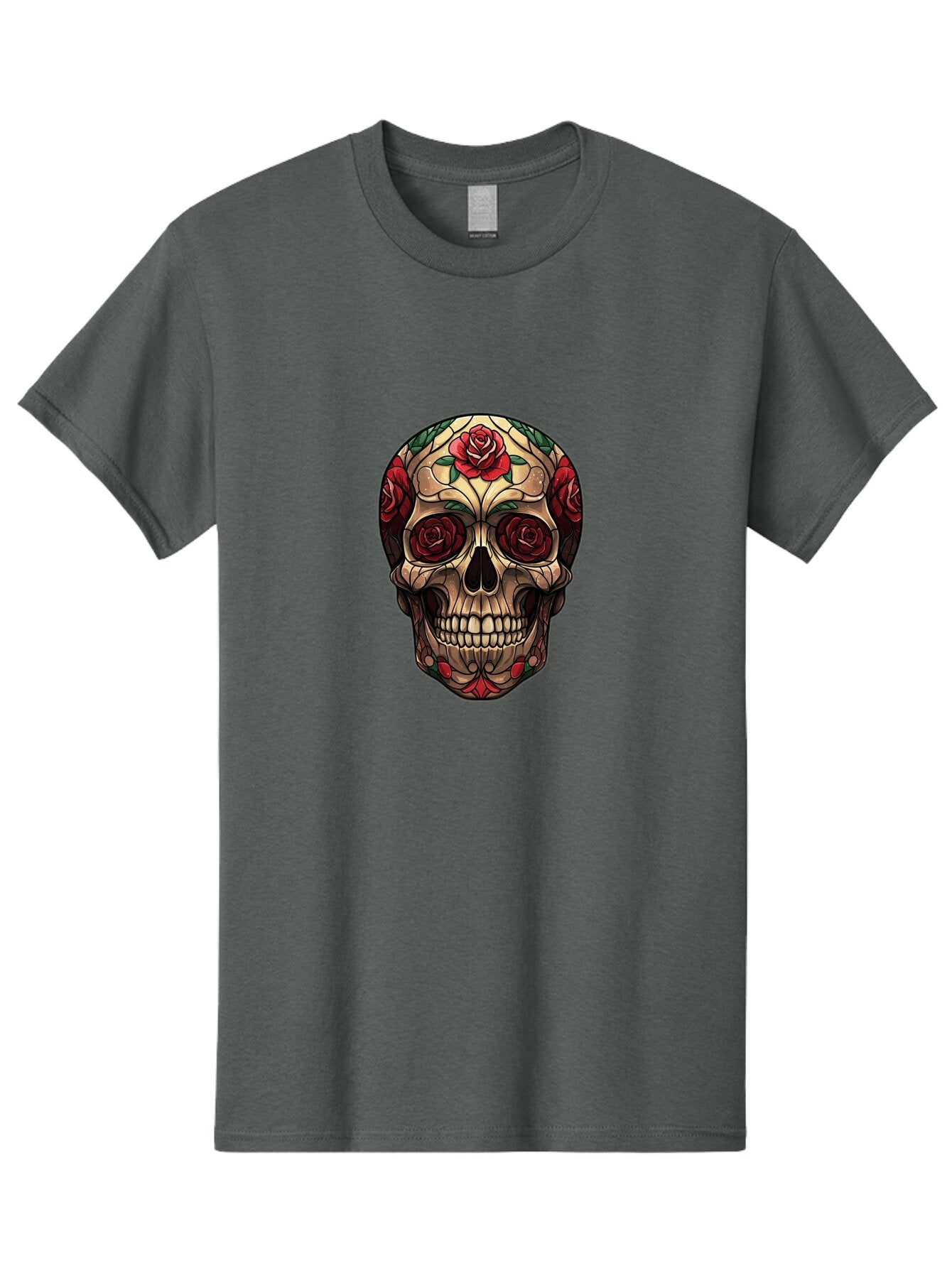 Sugar-Skull-2 Men'S Graphic Tee, 100% Cotton, Comfortable Casual Summer Wear, Machine Washable, Vintage Camera, Old Camera, Antique Camera, Black Camera, Classic Photography, Photography Equipment, Nostalgic Device, Film Camera, Camera Art Ban654 14