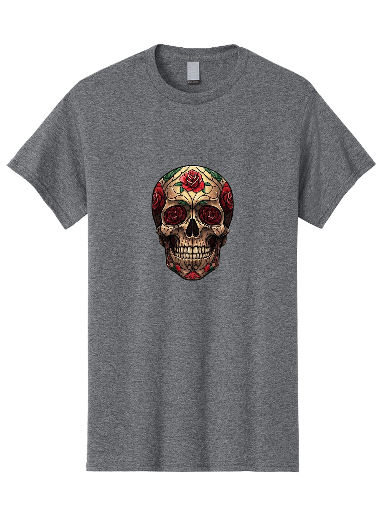 Sugar-Skull-2 Men'S Graphic Tee, 100% Cotton, Comfortable Casual Summer Wear, Machine Washable, Vintage Camera, Old Camera, Antique Camera, Black Camera, Classic Photography, Photography Equipment, Nostalgic Device, Film Camera, Camera Art Ban654 10