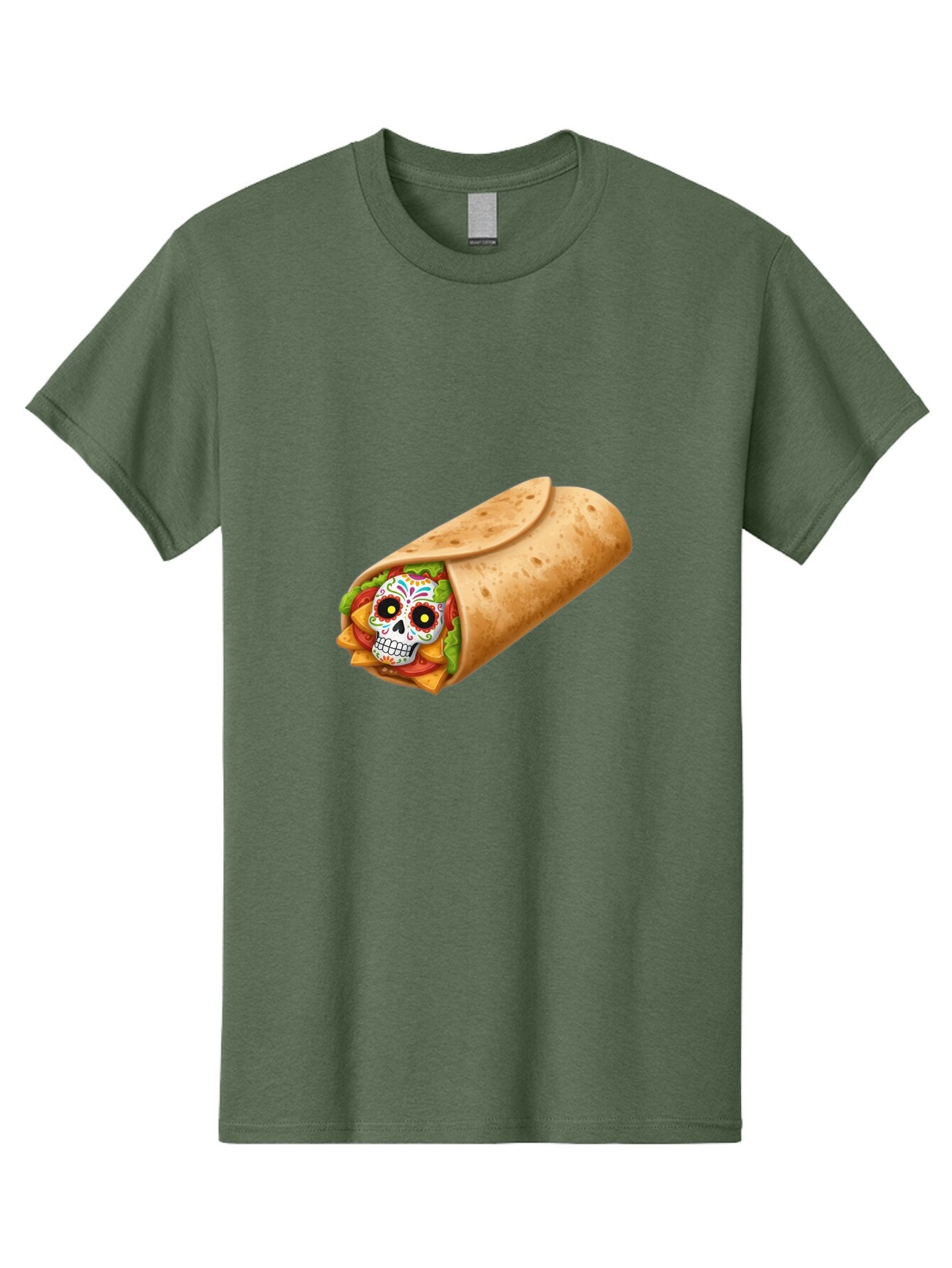 Sugar-Skull-Burrito Men'S Graphic Tee, 100% Cotton, Comfortable Casual Summer Wear, Machine Washable, Vintage Camera, Old Camera, Antique Camera, Black Camera, Classic Photography, Photography Equipment, Nostalgic Device, Film Camera, Ban656 4