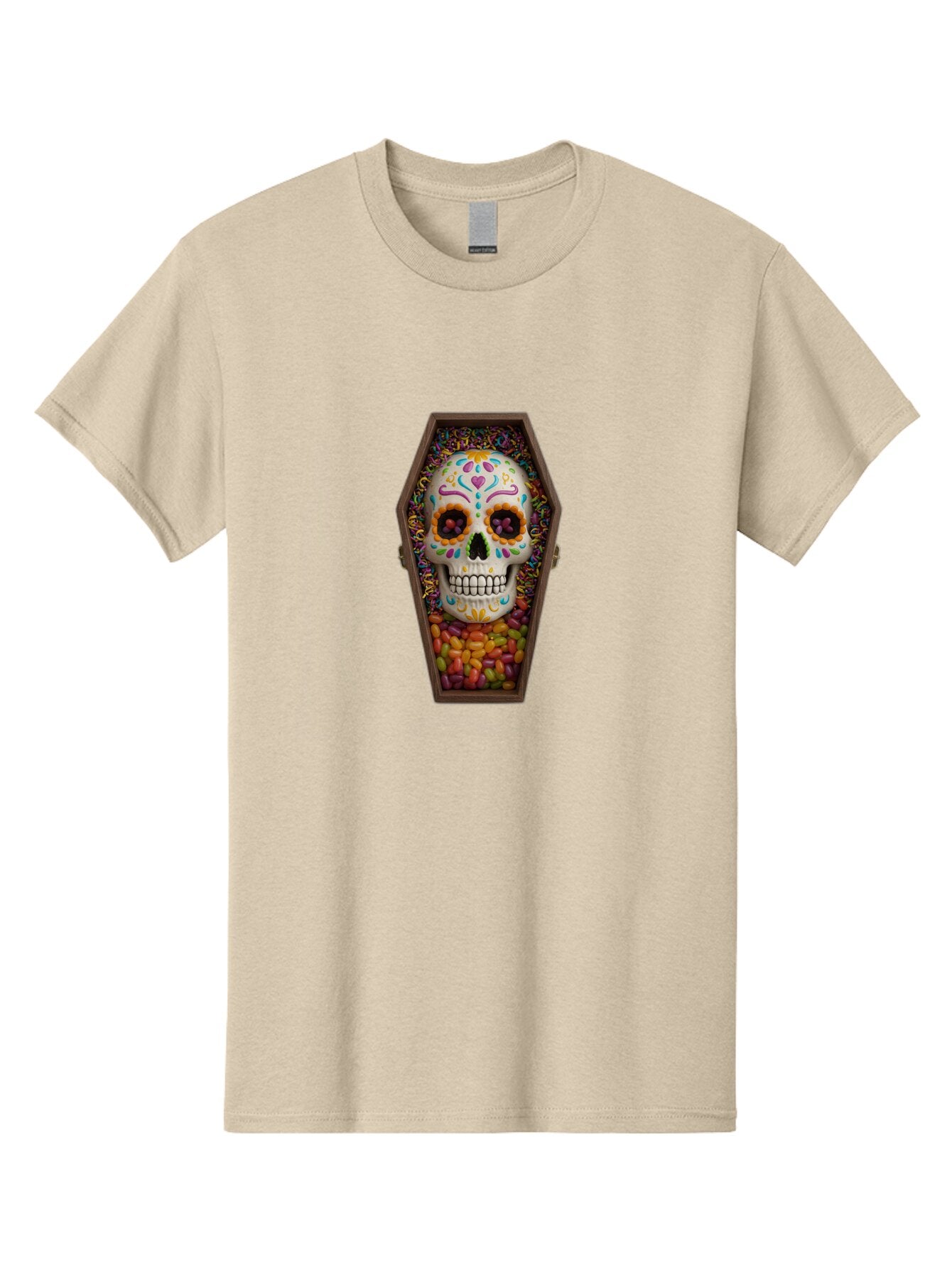 Sugar-Skull-Coffin Men'S Graphic Tee, 100% Cotton, Comfortable Casual Summer Wear, Machine Washable, Vintage Camera, Old Camera, Antique Camera, Black Camera, Classic Photography, Photography Equipment, Nostalgic Device, Film Camera, Ban659 15