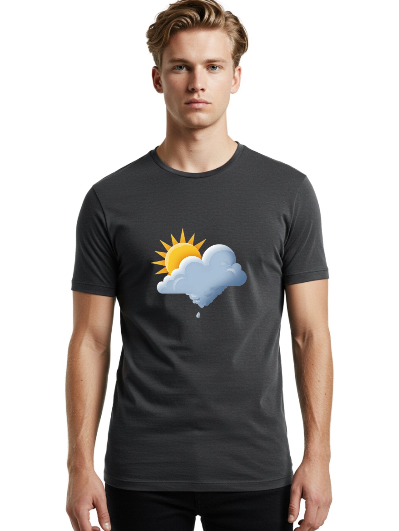 Sun-Behind-Cloud Men'S Graphic Tee, 100% Cotton, Comfortable Casual Summer Wear, Machine Washable, Vintage Camera, Old Camera, Antique Camera, Black Camera, Classic Photography, Photography Equipment, Nostalgic Device, Film Camera, Camera Art Ban667 18