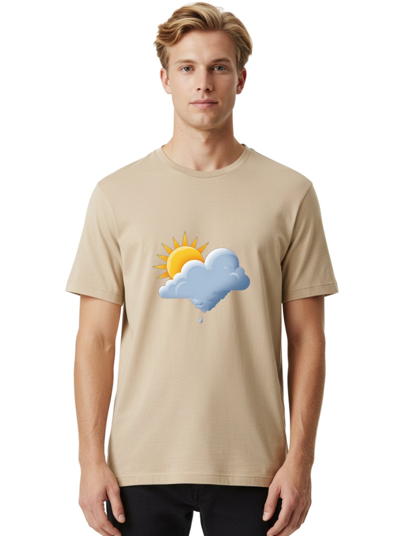 Sun-Behind-Cloud Men'S Graphic Tee, 100% Cotton, Comfortable Casual Summer Wear, Machine Washable, Vintage Camera, Old Camera, Antique Camera, Black Camera, Classic Photography, Photography Equipment, Nostalgic Device, Film Camera, Camera Art Ban667 23