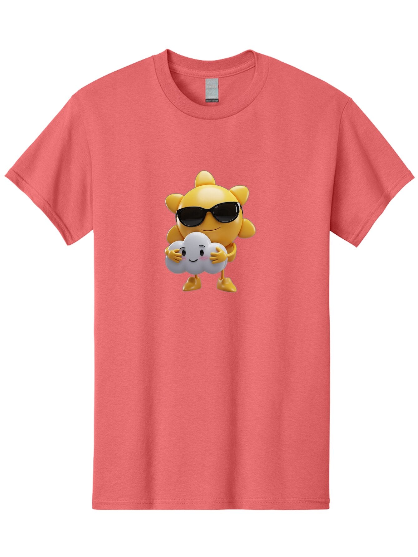 Sun-Wearing-Sunglasses-Hugging-Cloud Men'S Graphic Tee, 100% Cotton, Comfortable Casual Summer Wear, Machine Washable, Vintage Camera, Old Camera, Antique Camera, Black Camera, Classic Photography, Photography Equipment, Nostalgic Device, Ban672 4