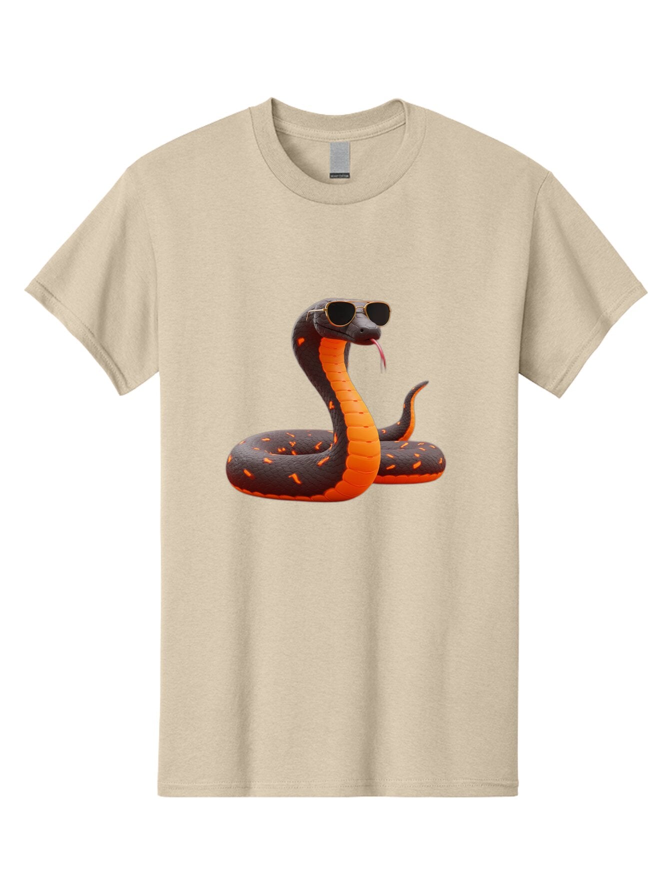 Sunglasses-Snake Men'S Graphic Tee, 100% Cotton, Comfortable Casual Summer Wear, Machine Washable, Vintage Camera, Old Camera, Antique Camera, Black Camera, Classic Photography, Photography Equipment, Nostalgic Device, Film Camera, Camera Art Ban674