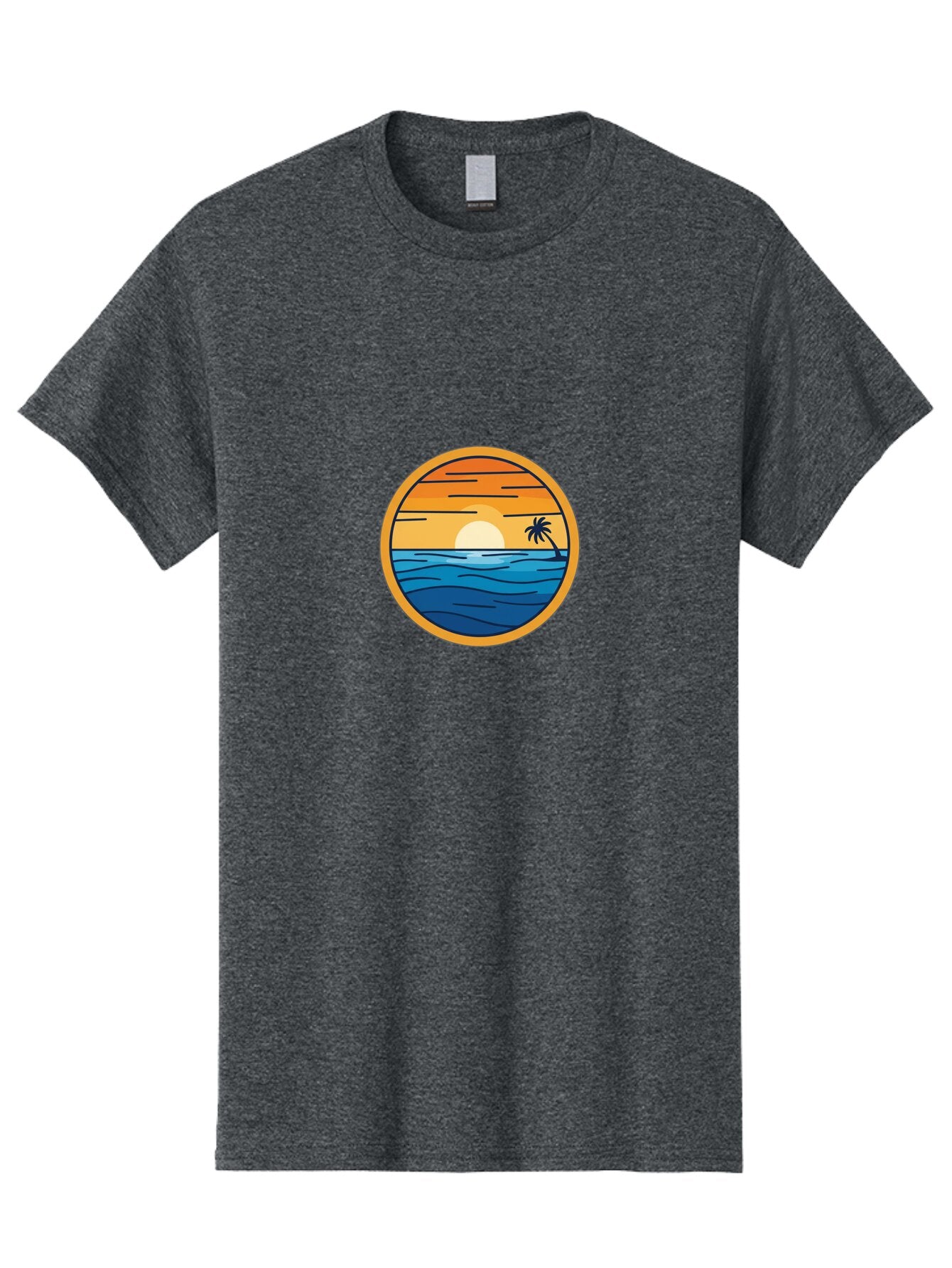 Sunset Men'S Graphic Tee, 100% Cotton, Comfortable Casual Summer Wear, Machine Washable, Vintage Camera, Old Camera, Antique Camera, Black Camera, Classic Photography, Photography Equipment, Nostalgic Device, Film Camera, Camera Art Ban676 6