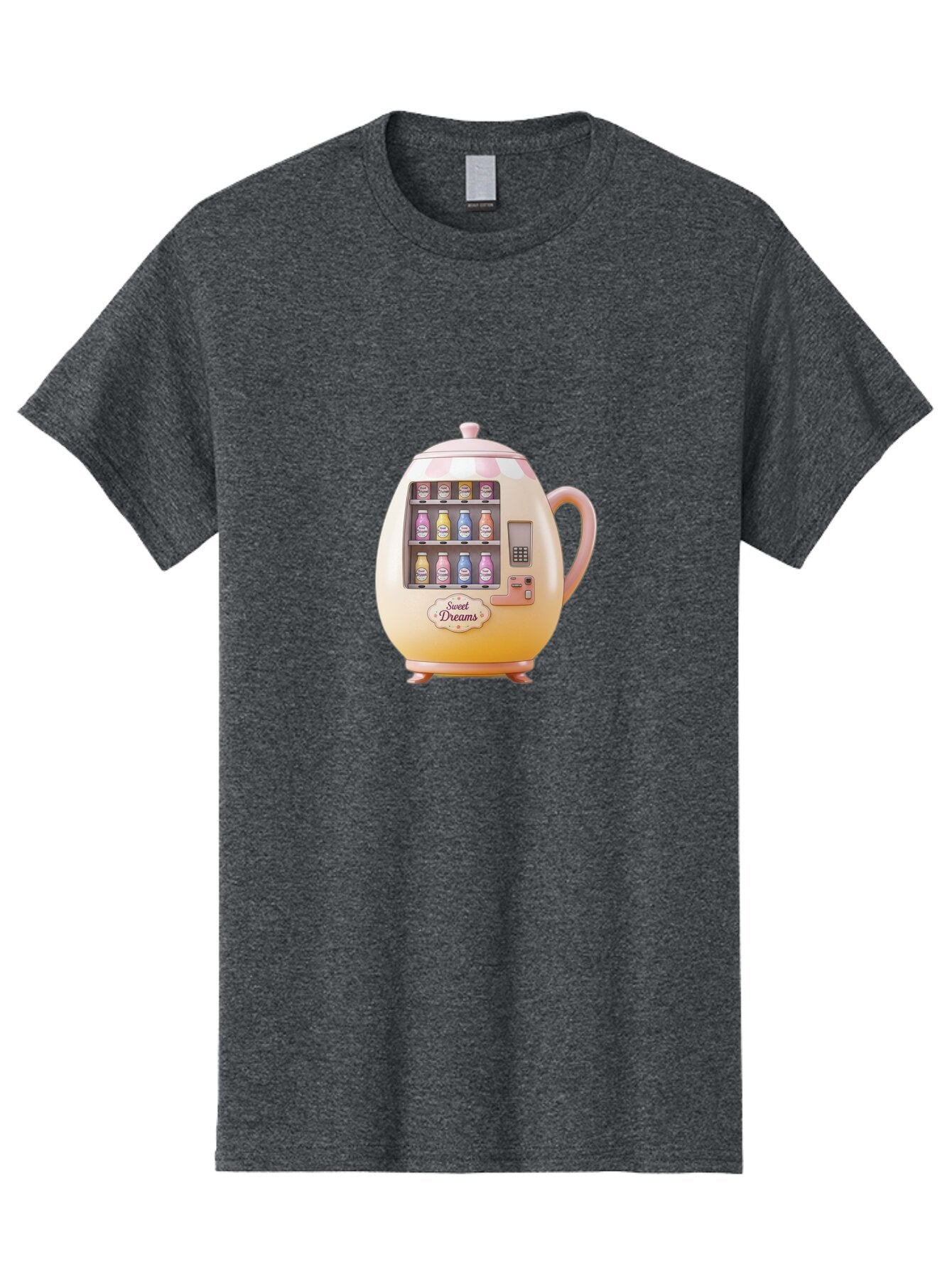 Sweet-Dreams-Teapot-Vending-Machine Men'S Graphic Tee, 100% Cotton, Comfortable Casual Summer Wear, Machine Washable, Vintage Camera, Old Camera, Antique Camera, Black Camera, Classic Photography, Photography Equipment, Nostalgic Device, Ban681 13