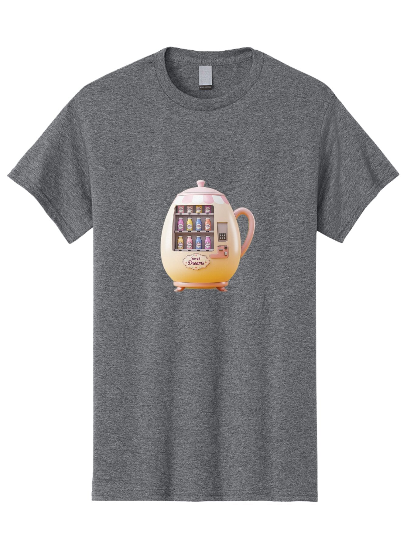 Sweet-Dreams-Teapot-Vending-Machine Men'S Graphic Tee, 100% Cotton, Comfortable Casual Summer Wear, Machine Washable, Vintage Camera, Old Camera, Antique Camera, Black Camera, Classic Photography, Photography Equipment, Nostalgic Device, Ban681 5