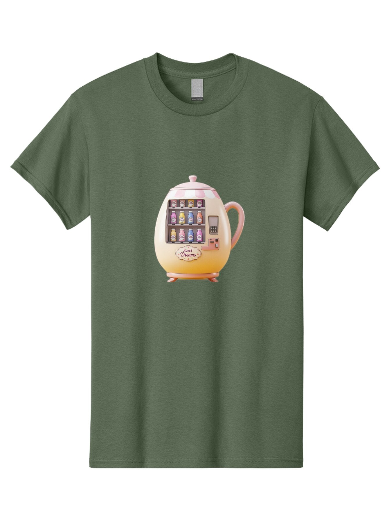 Sweet-Dreams-Teapot-Vending-Machine Men'S Graphic Tee, 100% Cotton, Comfortable Casual Summer Wear, Machine Washable, Vintage Camera, Old Camera, Antique Camera, Black Camera, Classic Photography, Photography Equipment, Nostalgic Device, Ban681 10