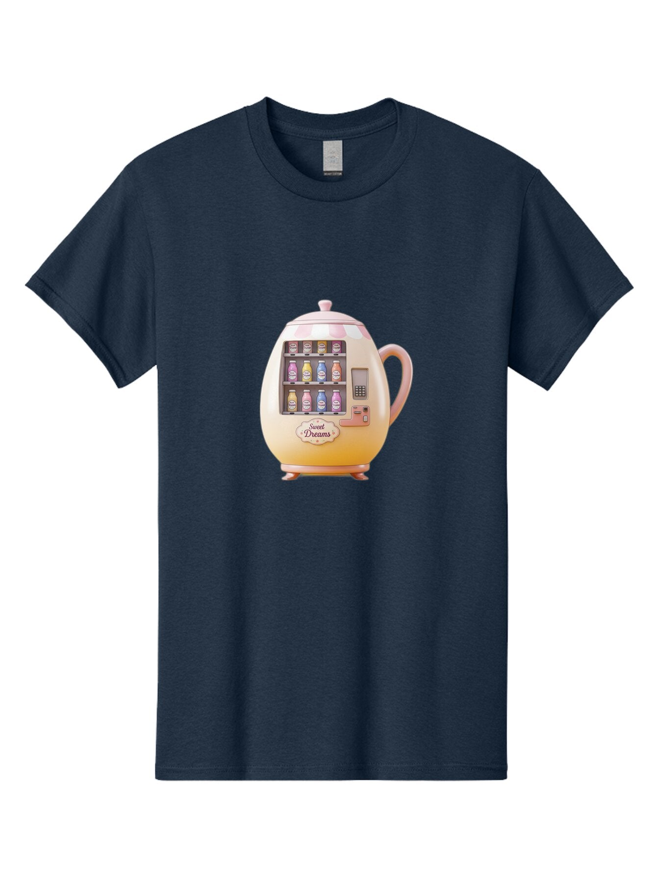 Sweet-Dreams-Teapot-Vending-Machine Men'S Graphic Tee, 100% Cotton, Comfortable Casual Summer Wear, Machine Washable, Vintage Camera, Old Camera, Antique Camera, Black Camera, Classic Photography, Photography Equipment, Nostalgic Device, Ban681 15