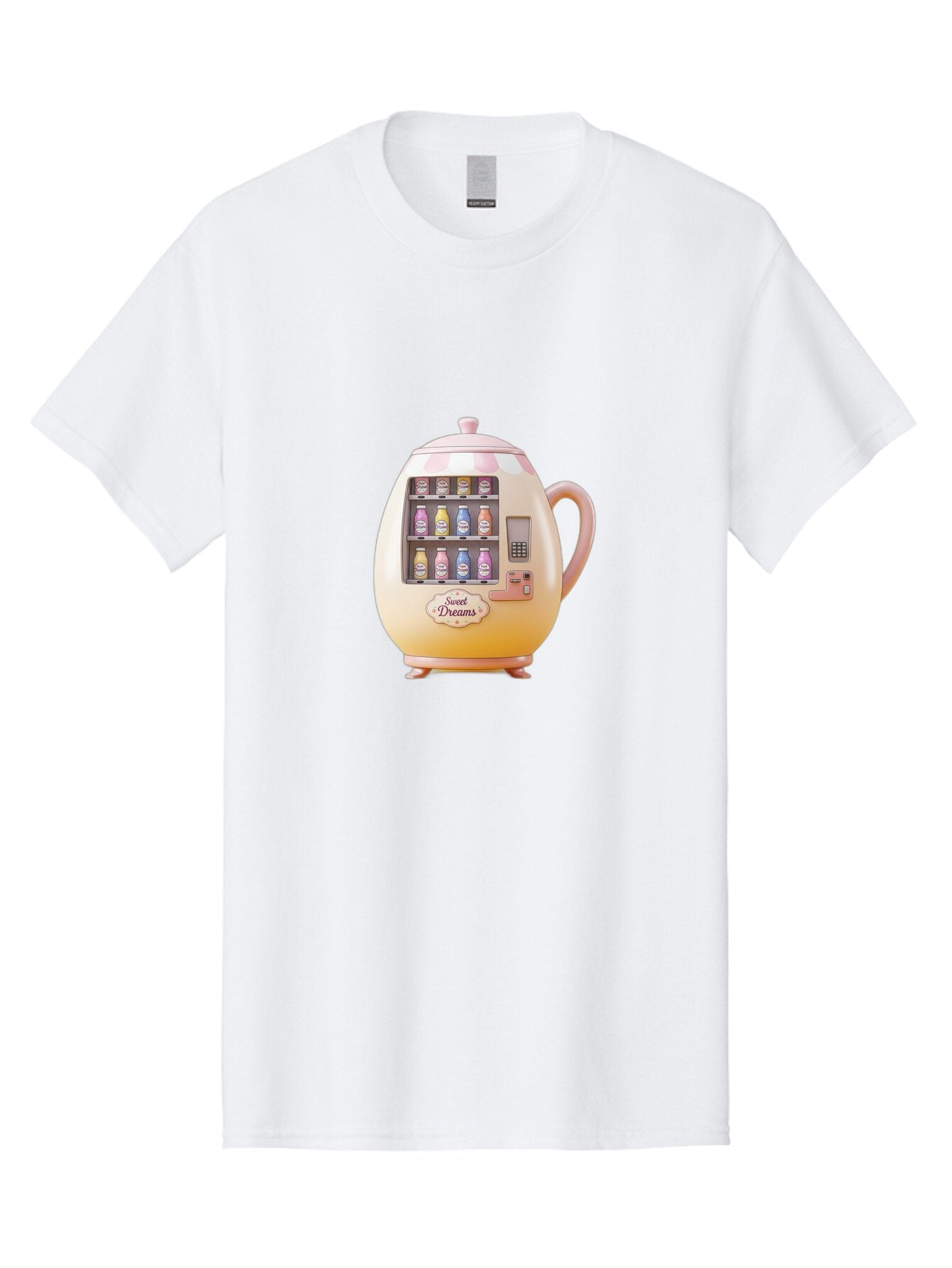 Sweet-Dreams-Teapot-Vending-Machine Men'S Graphic Tee, 100% Cotton, Comfortable Casual Summer Wear, Machine Washable, Vintage Camera, Old Camera, Antique Camera, Black Camera, Classic Photography, Photography Equipment, Nostalgic Device, Ban681 3