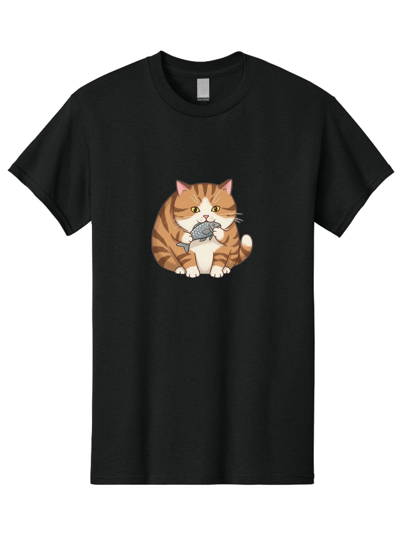 Tabby-Cat-With-Fish Men'S Graphic Tee, 100% Cotton, Comfortable Casual Summer Wear, Machine Washable, Vintage Camera, Old Camera, Antique Camera, Black Camera, Classic Photography, Photography Equipment, Nostalgic Device, Film Camera, Ban690 5