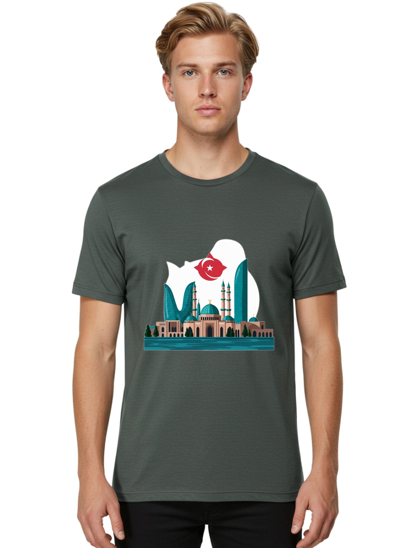 Taksim-Mosque Men'S Graphic Tee, 100% Cotton, Comfortable Casual Summer Wear, Machine Washable, Vintage Camera, Old Camera, Antique Camera, Black Camera, Classic Photography, Photography Equipment, Nostalgic Device, Film Camera, Camera Art Ban694 25