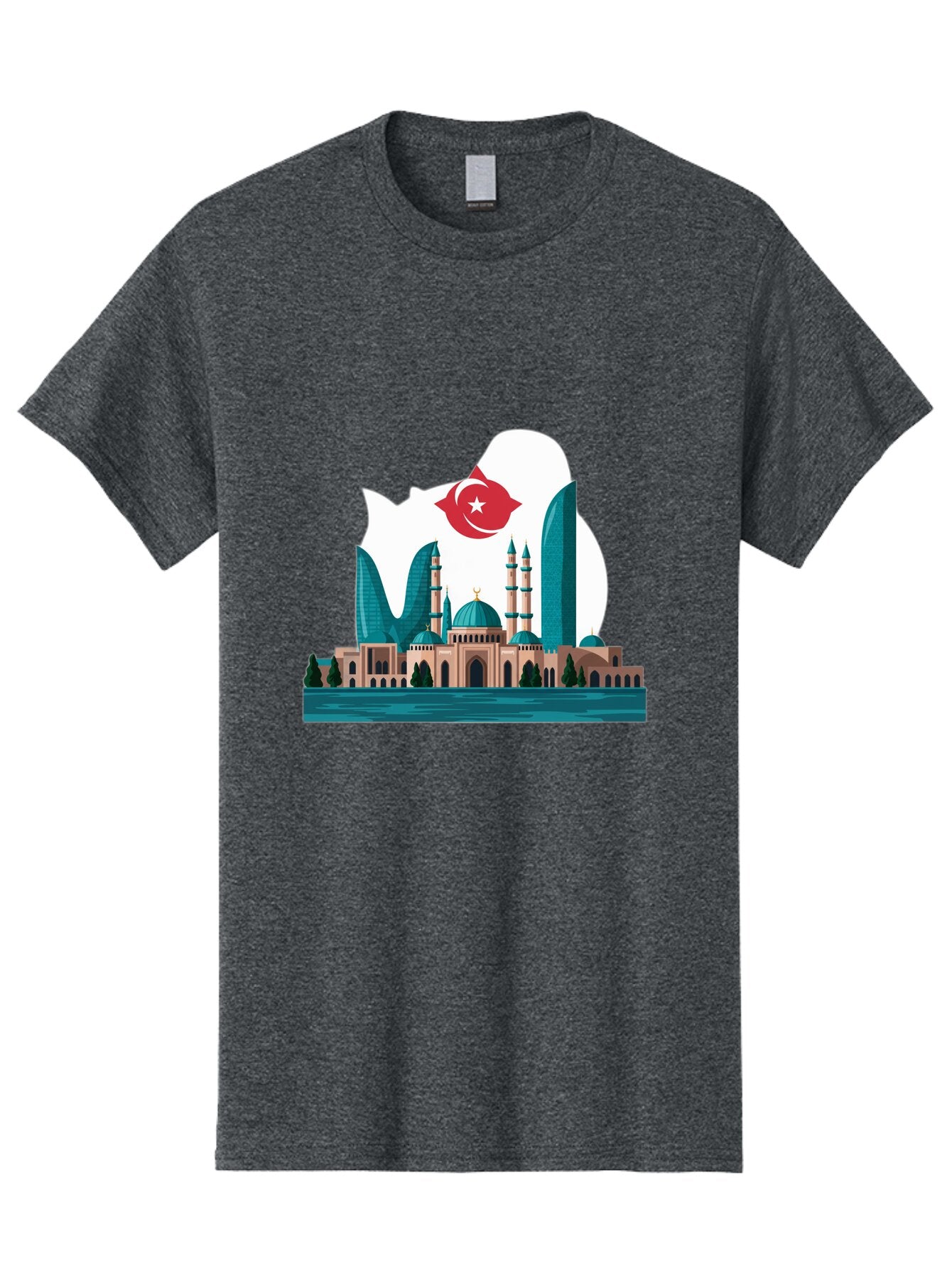 Taksim-Mosque Men'S Graphic Tee, 100% Cotton, Comfortable Casual Summer Wear, Machine Washable, Vintage Camera, Old Camera, Antique Camera, Black Camera, Classic Photography, Photography Equipment, Nostalgic Device, Film Camera, Camera Art Ban694