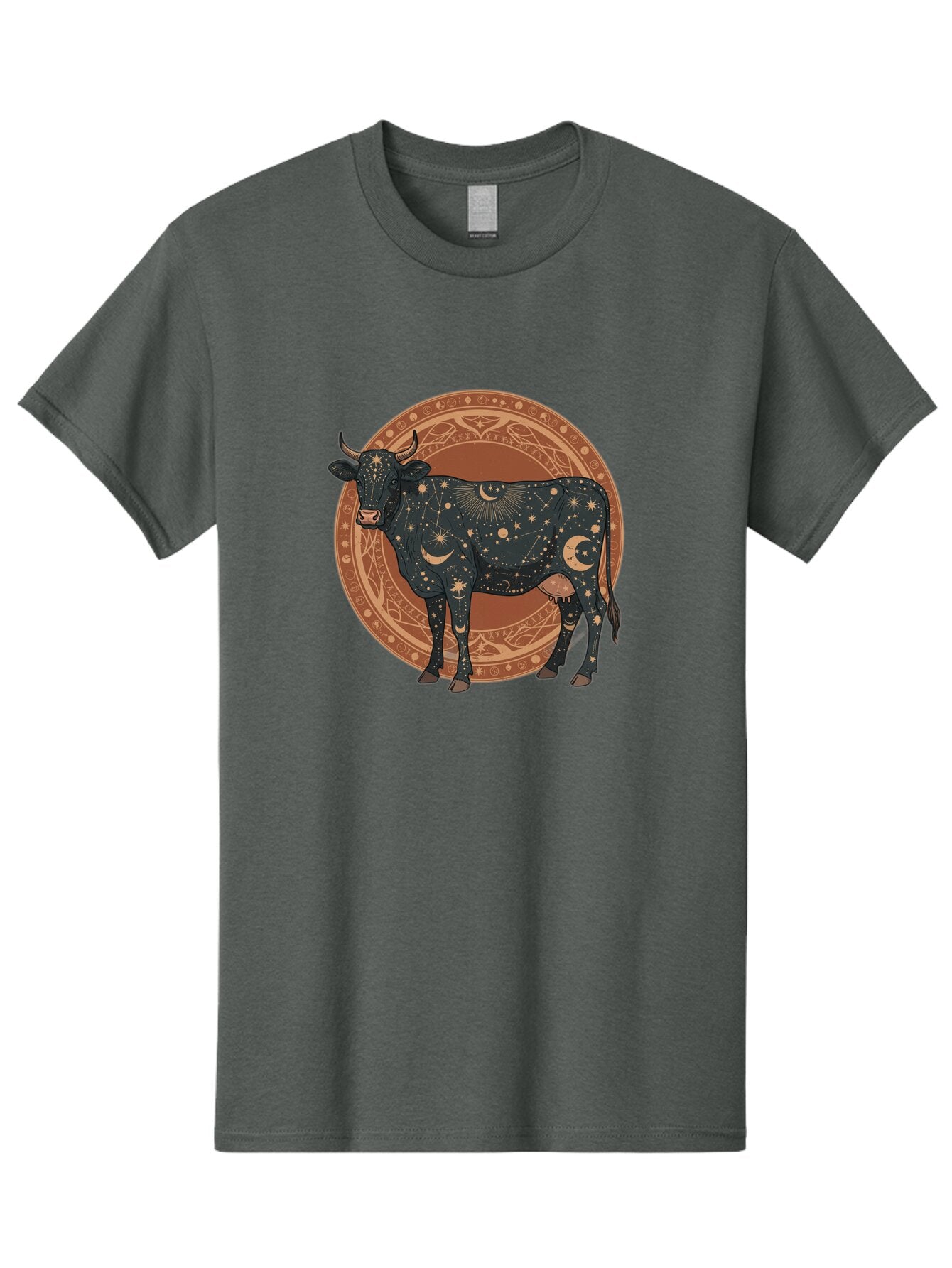 Taurus-Zodiac-Cow Men'S Graphic Tee, 100% Cotton, Comfortable Casual Summer Wear, Machine Washable, Vintage Camera, Old Camera, Antique Camera, Black Camera, Classic Photography, Photography Equipment, Nostalgic Device, Film Camera, Camera Art Ban702 13