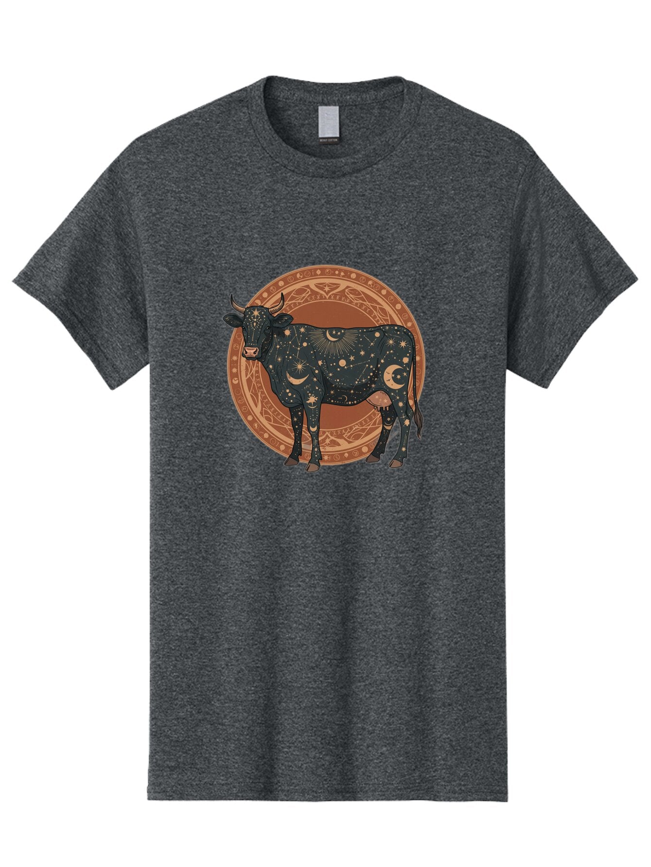 Taurus-Zodiac-Cow Men'S Graphic Tee, 100% Cotton, Comfortable Casual Summer Wear, Machine Washable, Vintage Camera, Old Camera, Antique Camera, Black Camera, Classic Photography, Photography Equipment, Nostalgic Device, Film Camera, Camera Art Ban702 6
