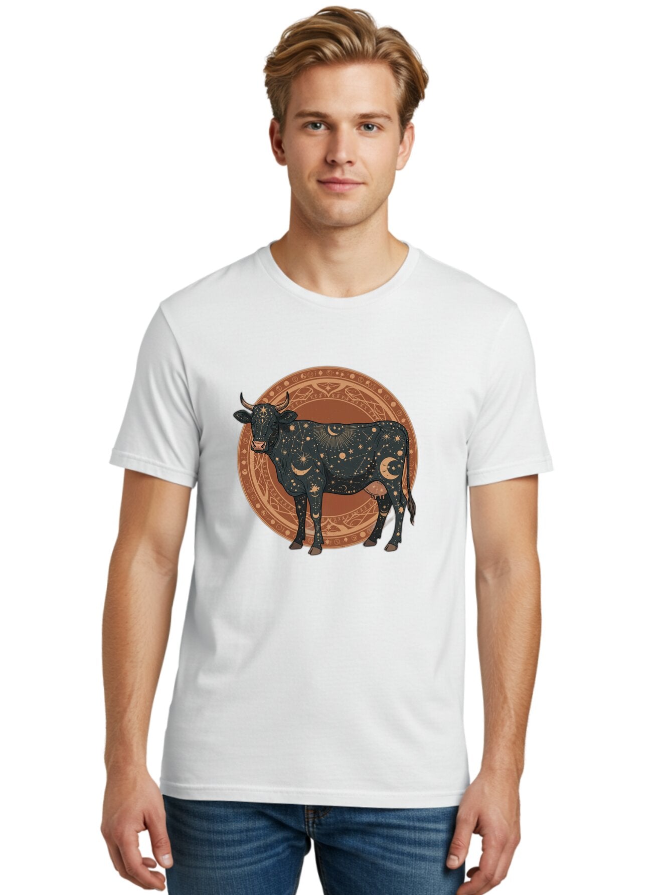 Taurus-Zodiac-Cow Men'S Graphic Tee, 100% Cotton, Comfortable Casual Summer Wear, Machine Washable, Vintage Camera, Old Camera, Antique Camera, Black Camera, Classic Photography, Photography Equipment, Nostalgic Device, Film Camera, Camera Art Ban702 23