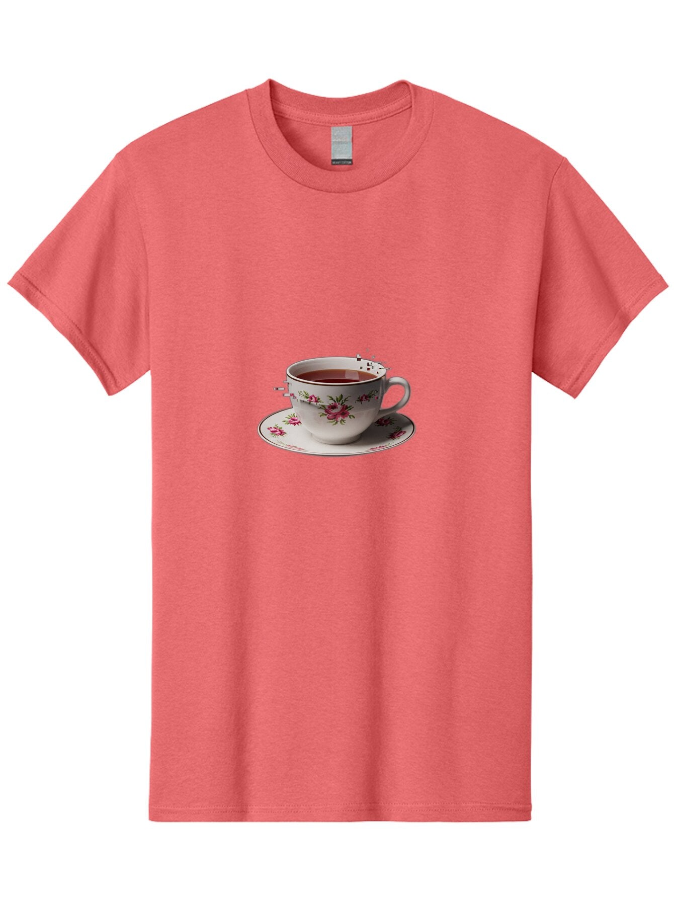 Tea-Cup-1 Men'S Graphic Tee, 100% Cotton, Comfortable Casual Summer Wear, Machine Washable, Vintage Camera, Old Camera, Antique Camera, Black Camera, Classic Photography, Photography Equipment, Nostalgic Device, Film Camera, Camera Art Ban703 3