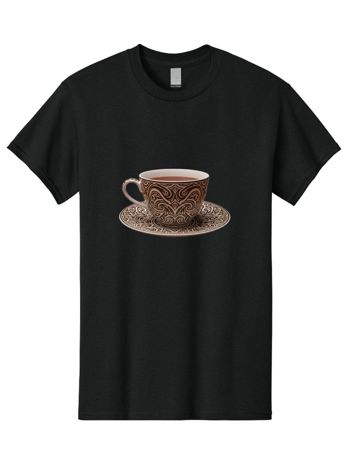 Tea-Cup Men'S Graphic Tee, 100% Cotton, Comfortable Casual Summer Wear, Machine Washable, Vintage Camera, Old Camera, Antique Camera, Black Camera, Classic Photography, Photography Equipment, Nostalgic Device, Film Camera, Camera Art Ban704 5