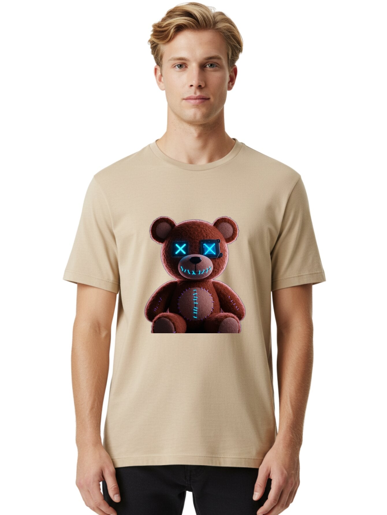 Teddy-1 Men'S Graphic Tee, 100% Cotton, Comfortable Casual Summer Wear, Machine Washable, Vintage Camera, Old Camera, Antique Camera, Black Camera, Classic Photography, Photography Equipment, Nostalgic Device, Film Camera, Camera Art Ban708 26