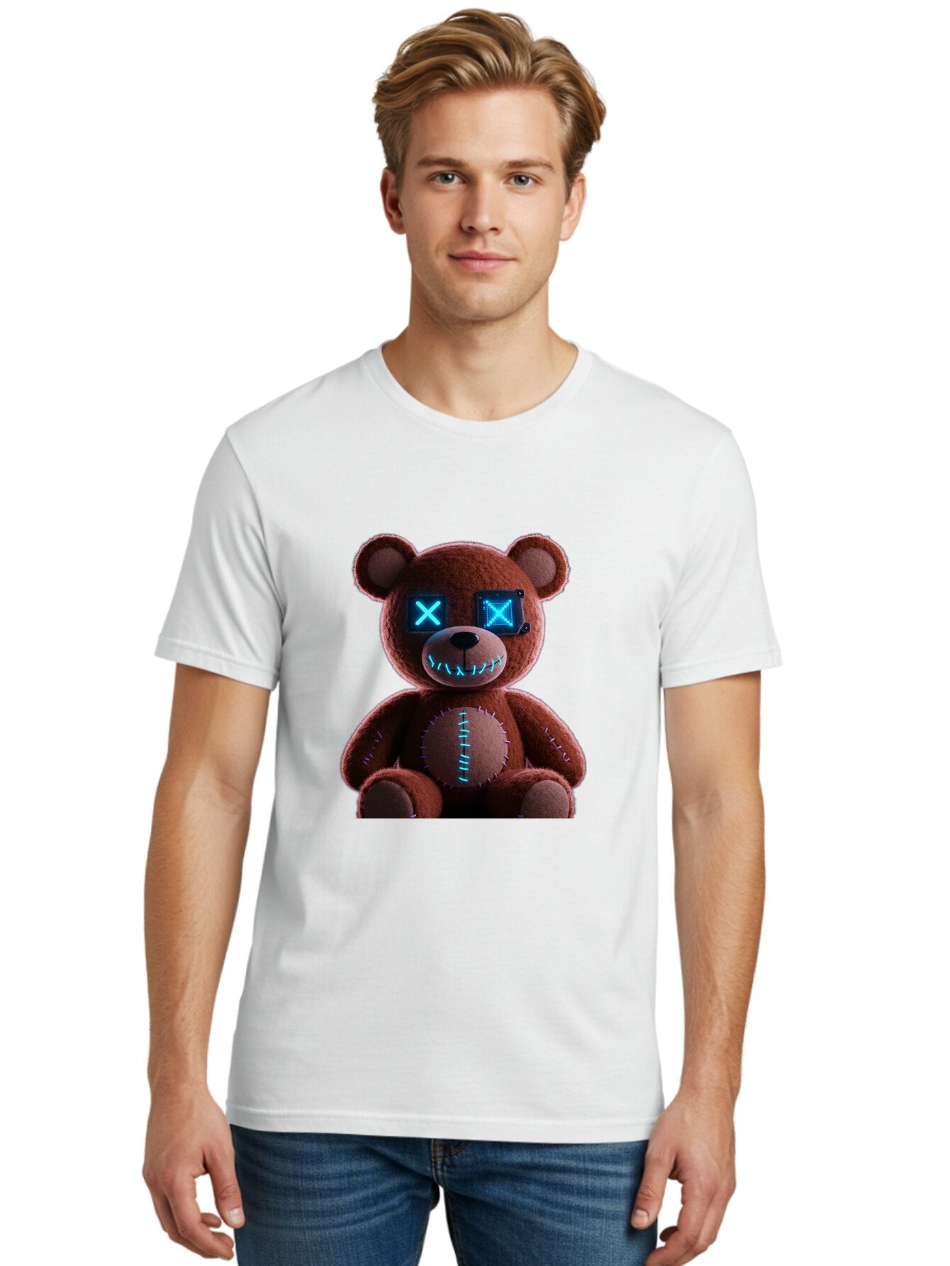 Teddy-1 Men'S Graphic Tee, 100% Cotton, Comfortable Casual Summer Wear, Machine Washable, Vintage Camera, Old Camera, Antique Camera, Black Camera, Classic Photography, Photography Equipment, Nostalgic Device, Film Camera, Camera Art Ban708 21