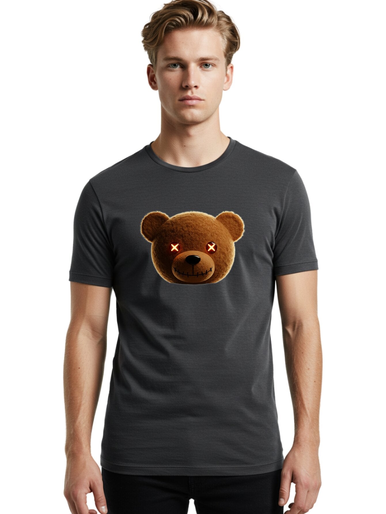 Teddy-2 Men'S Graphic Tee, 100% Cotton, Comfortable Casual Summer Wear, Machine Washable, Vintage Camera, Old Camera, Antique Camera, Black Camera, Classic Photography, Photography Equipment, Nostalgic Device, Film Camera, Camera Art Ban709 28