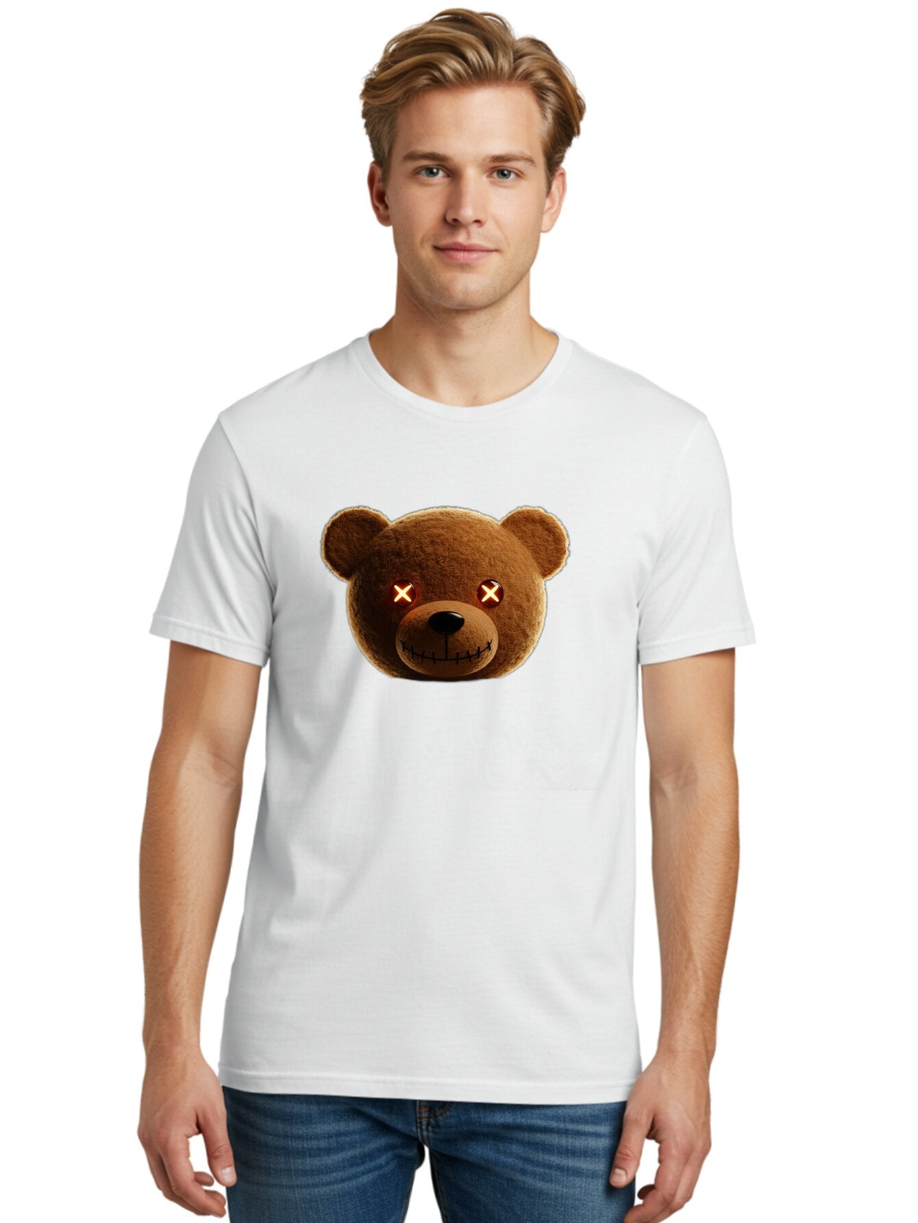 Teddy-2 Men'S Graphic Tee, 100% Cotton, Comfortable Casual Summer Wear, Machine Washable, Vintage Camera, Old Camera, Antique Camera, Black Camera, Classic Photography, Photography Equipment, Nostalgic Device, Film Camera, Camera Art Ban709 24