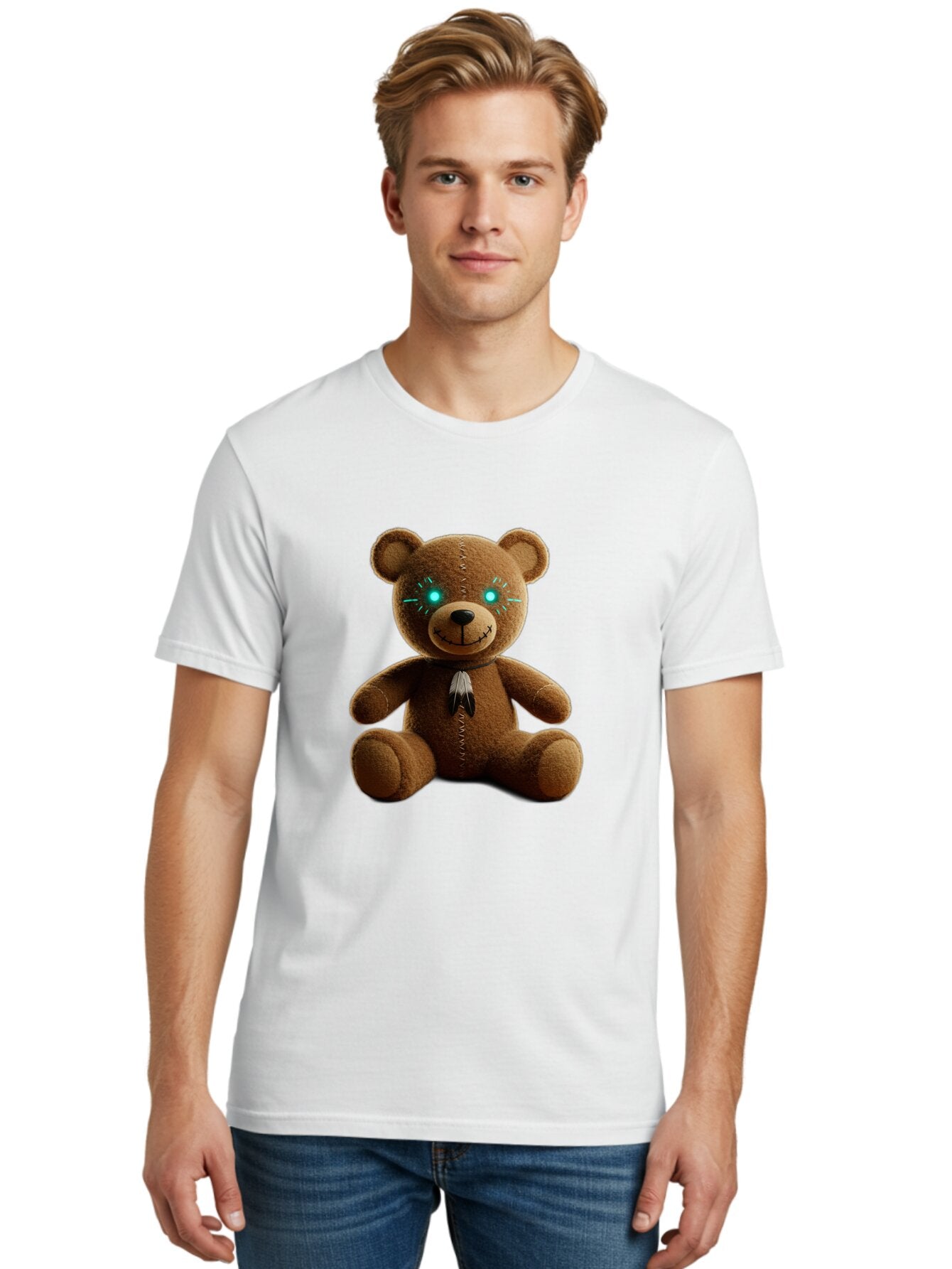 Teddy-3 Men'S Graphic Tee, 100% Cotton, Comfortable Casual Summer Wear, Machine Washable, Vintage Camera, Old Camera, Antique Camera, Black Camera, Classic Photography, Photography Equipment, Nostalgic Device, Film Camera, Camera Art Ban710 21