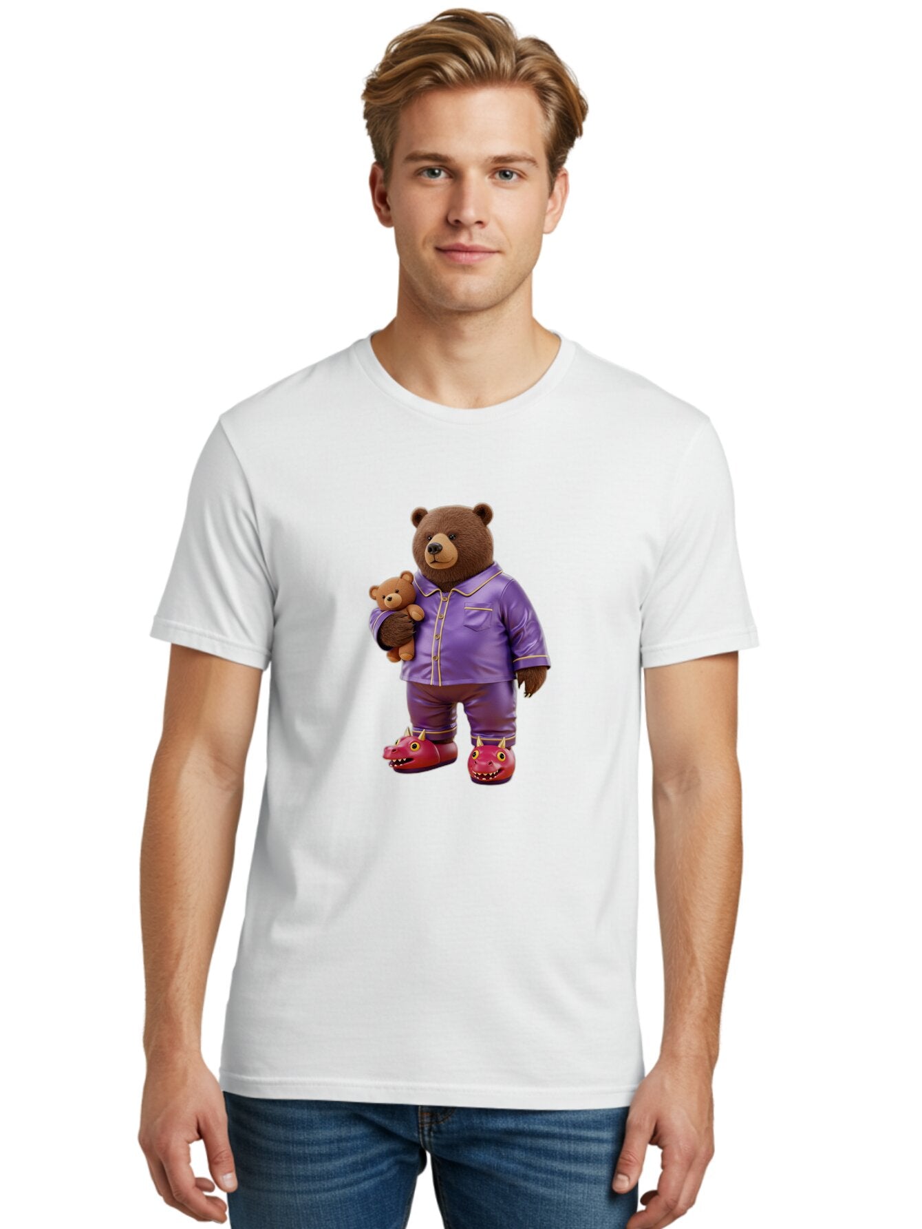 Teddy-Bear-In-Purple-Pajamas Men'S Graphic Tee, 100% Cotton, Comfortable Casual Summer Wear, Machine Washable, Vintage Camera, Old Camera, Antique Camera, Black Camera, Classic Photography, Photography Equipment, Nostalgic Device, Film Camera, Ban715 24