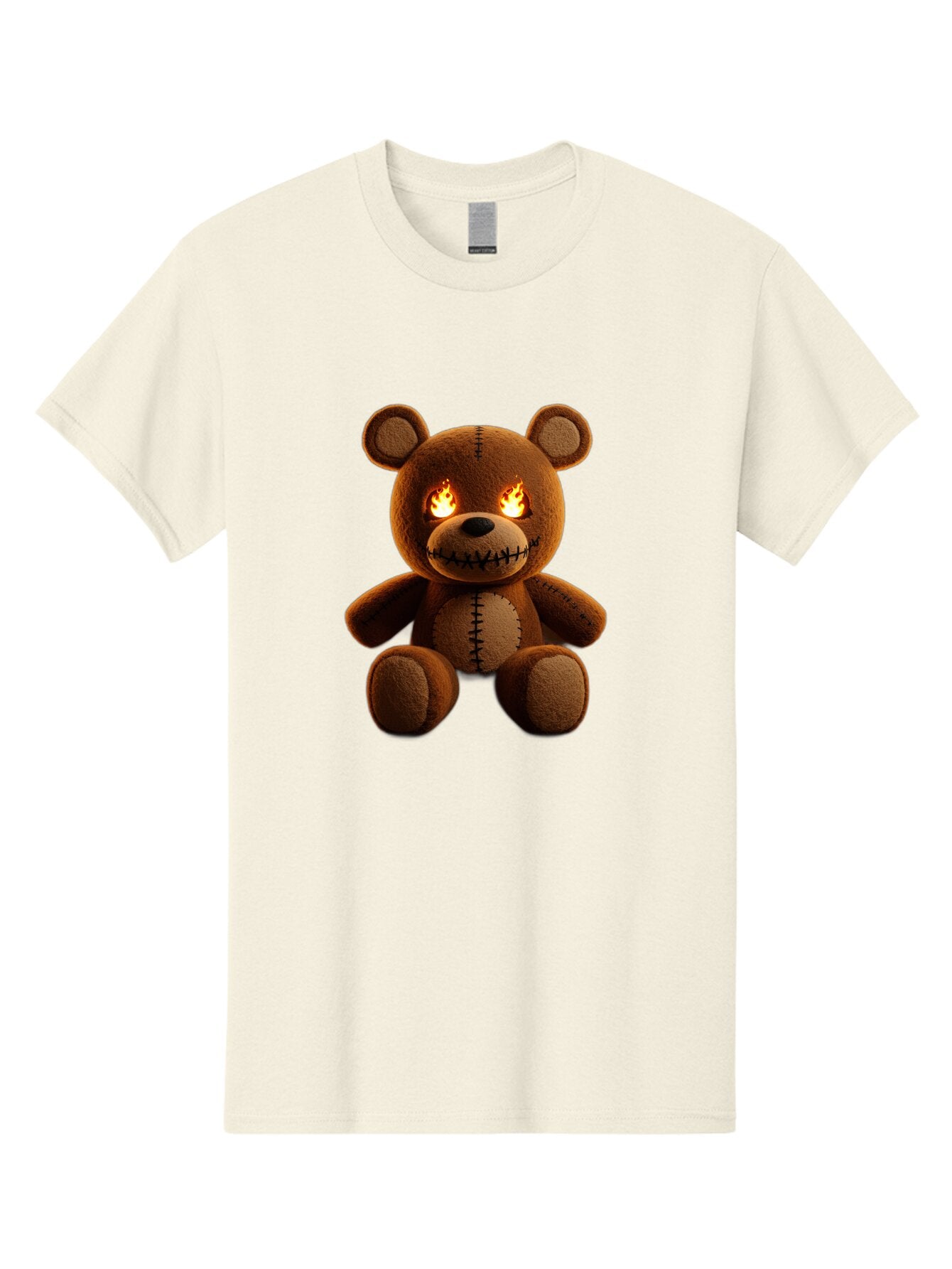 Teddy-Bear-With-Flames-Eyes Men'S Graphic Tee, 100% Cotton, Comfortable Casual Summer Wear, Machine Washable, Vintage Camera, Old Camera, Antique Camera, Black Camera, Classic Photography, Photography Equipment, Nostalgic Device, Film Camera, Ban717 15