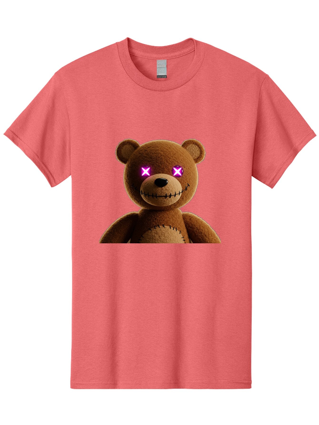 Teddy-Bear-With-Glowing-Eyes Men'S Graphic Tee, 100% Cotton, Comfortable Casual Summer Wear, Machine Washable, Vintage Camera, Old Camera, Antique Camera, Black Camera, Classic Photography, Photography Equipment, Nostalgic Device, Film Camera, Ban718 3