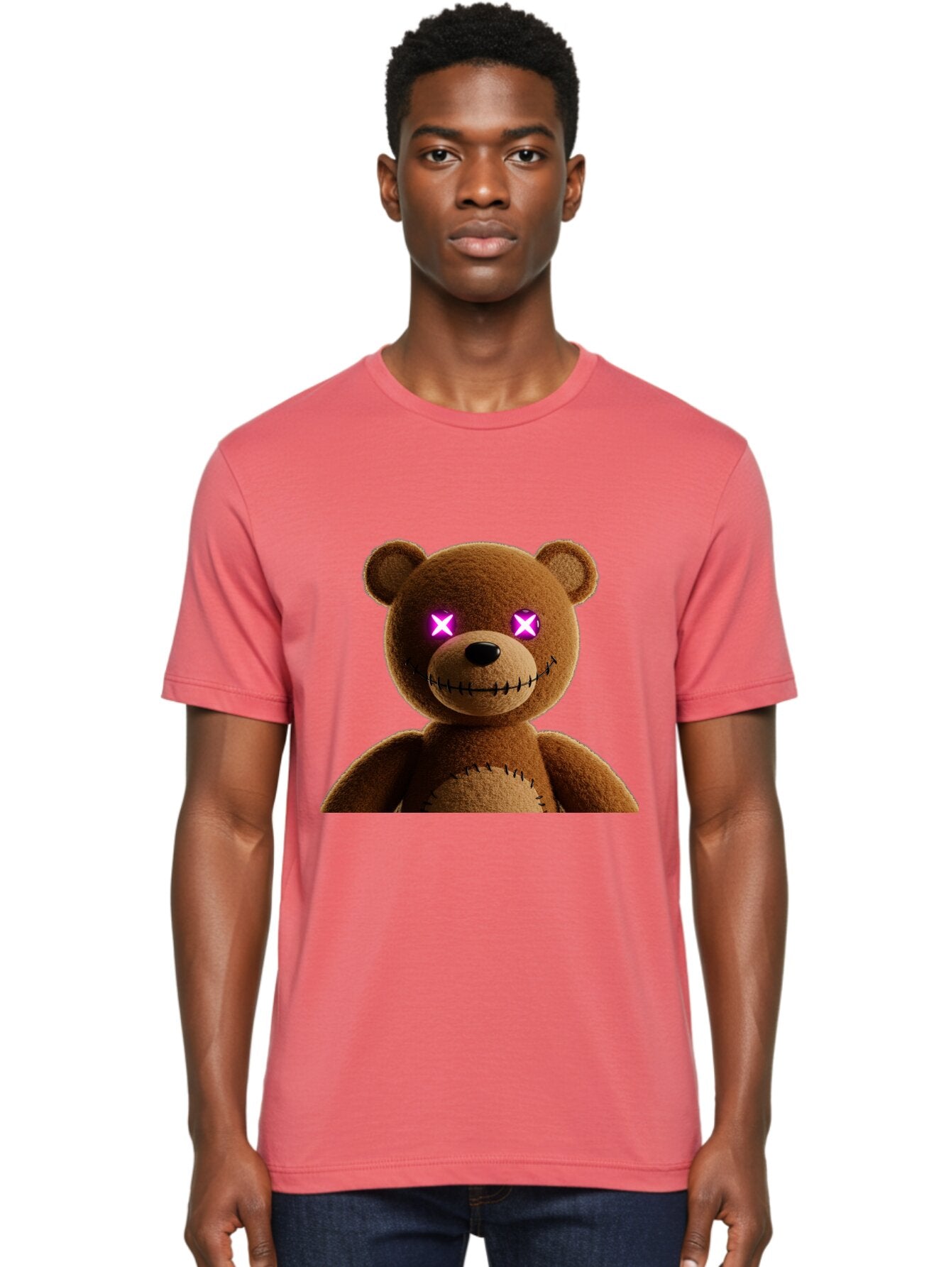 Teddy-Bear-With-Glowing-Eyes Men'S Graphic Tee, 100% Cotton, Comfortable Casual Summer Wear, Machine Washable, Vintage Camera, Old Camera, Antique Camera, Black Camera, Classic Photography, Photography Equipment, Nostalgic Device, Film Camera, Ban718 22