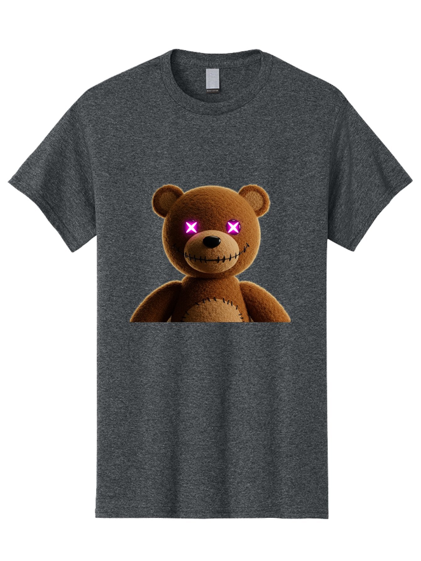 Teddy-Bear-With-Glowing-Eyes Men'S Graphic Tee, 100% Cotton, Comfortable Casual Summer Wear, Machine Washable, Vintage Camera, Old Camera, Antique Camera, Black Camera, Classic Photography, Photography Equipment, Nostalgic Device, Film Camera, Ban718 5