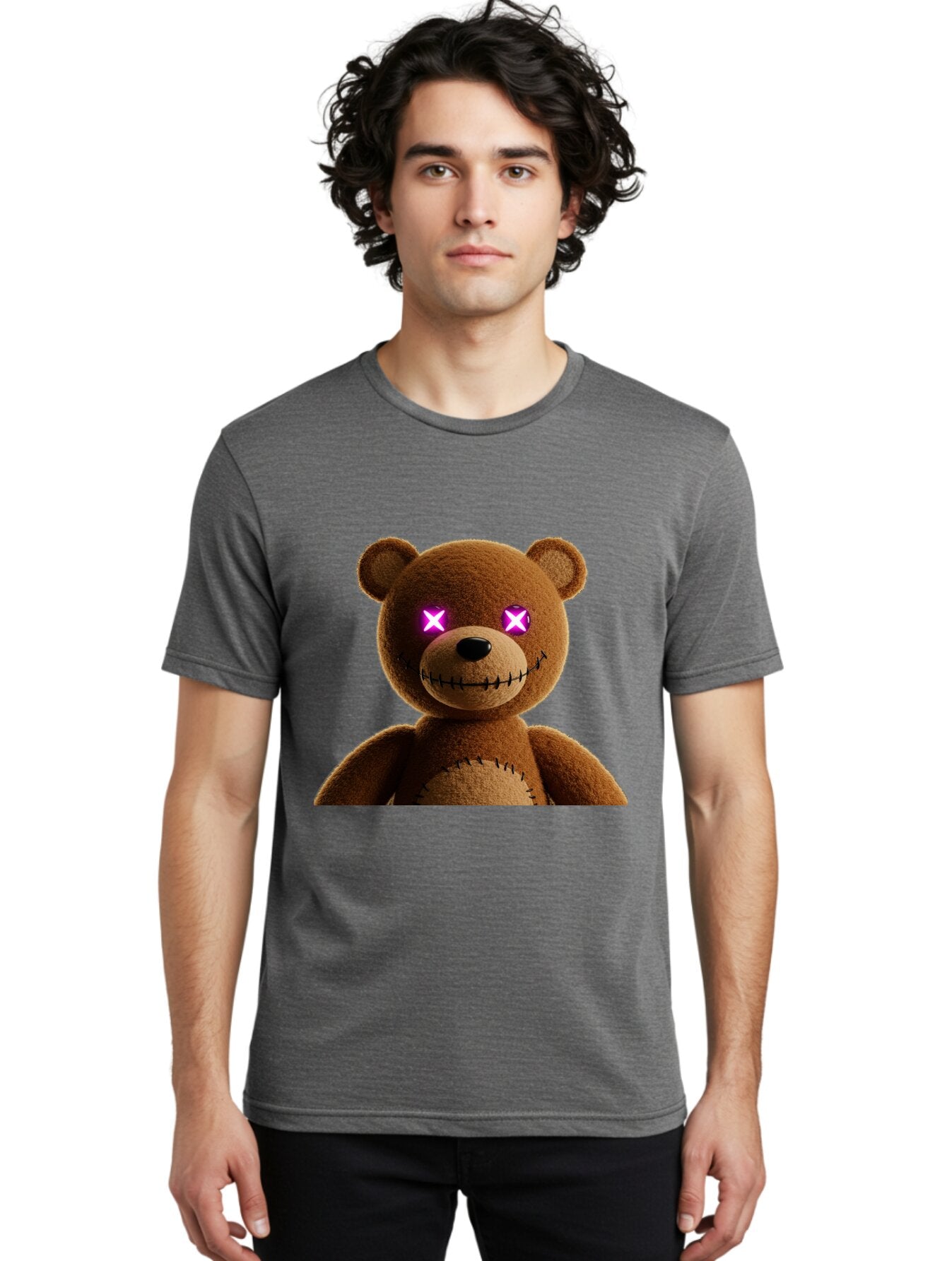 Teddy-Bear-With-Glowing-Eyes Men'S Graphic Tee, 100% Cotton, Comfortable Casual Summer Wear, Machine Washable, Vintage Camera, Old Camera, Antique Camera, Black Camera, Classic Photography, Photography Equipment, Nostalgic Device, Film Camera, Ban718 29