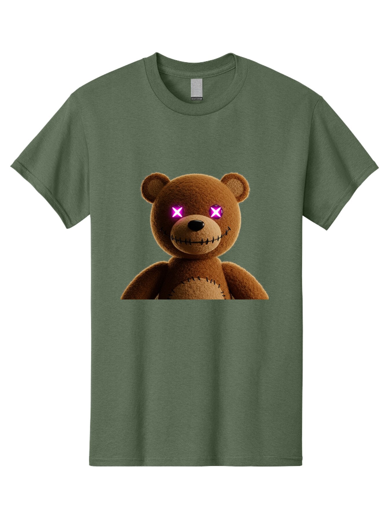 Teddy-Bear-With-Glowing-Eyes Men'S Graphic Tee, 100% Cotton, Comfortable Casual Summer Wear, Machine Washable, Vintage Camera, Old Camera, Antique Camera, Black Camera, Classic Photography, Photography Equipment, Nostalgic Device, Film Camera, Ban718 4