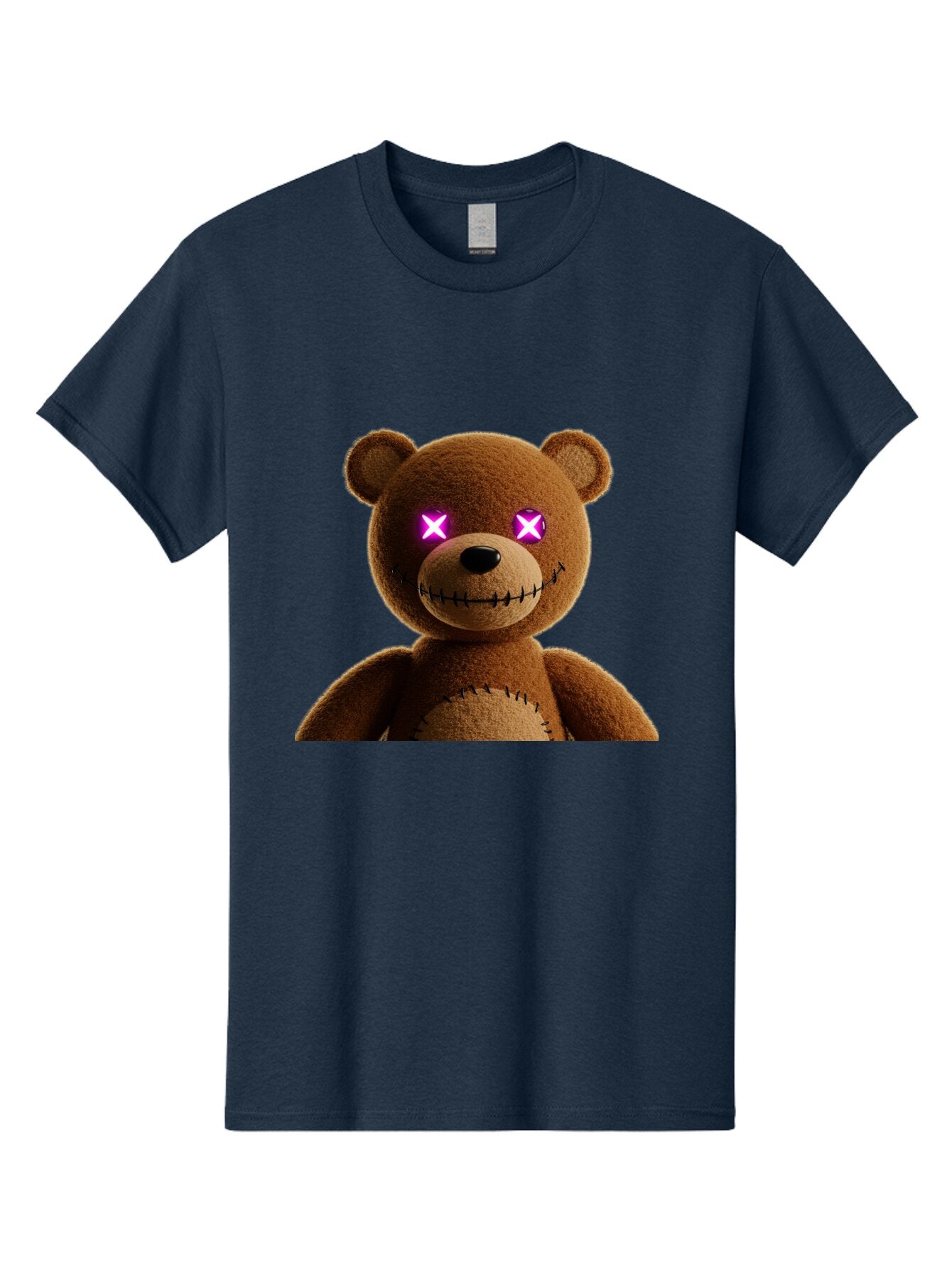 Teddy-Bear-With-Glowing-Eyes Men'S Graphic Tee, 100% Cotton, Comfortable Casual Summer Wear, Machine Washable, Vintage Camera, Old Camera, Antique Camera, Black Camera, Classic Photography, Photography Equipment, Nostalgic Device, Film Camera, Ban718 9