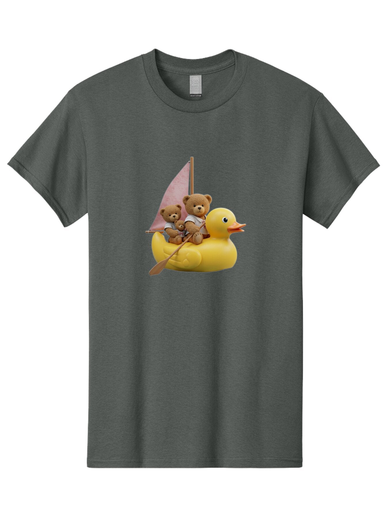 Teddy-Bears-Sailing-On-Duck Men'S Graphic Tee, 100% Cotton, Comfortable Casual Summer Wear, Machine Washable, Vintage Camera, Old Camera, Antique Camera, Black Camera, Classic Photography, Photography Equipment, Nostalgic Device, Film Camera, Ban720 7