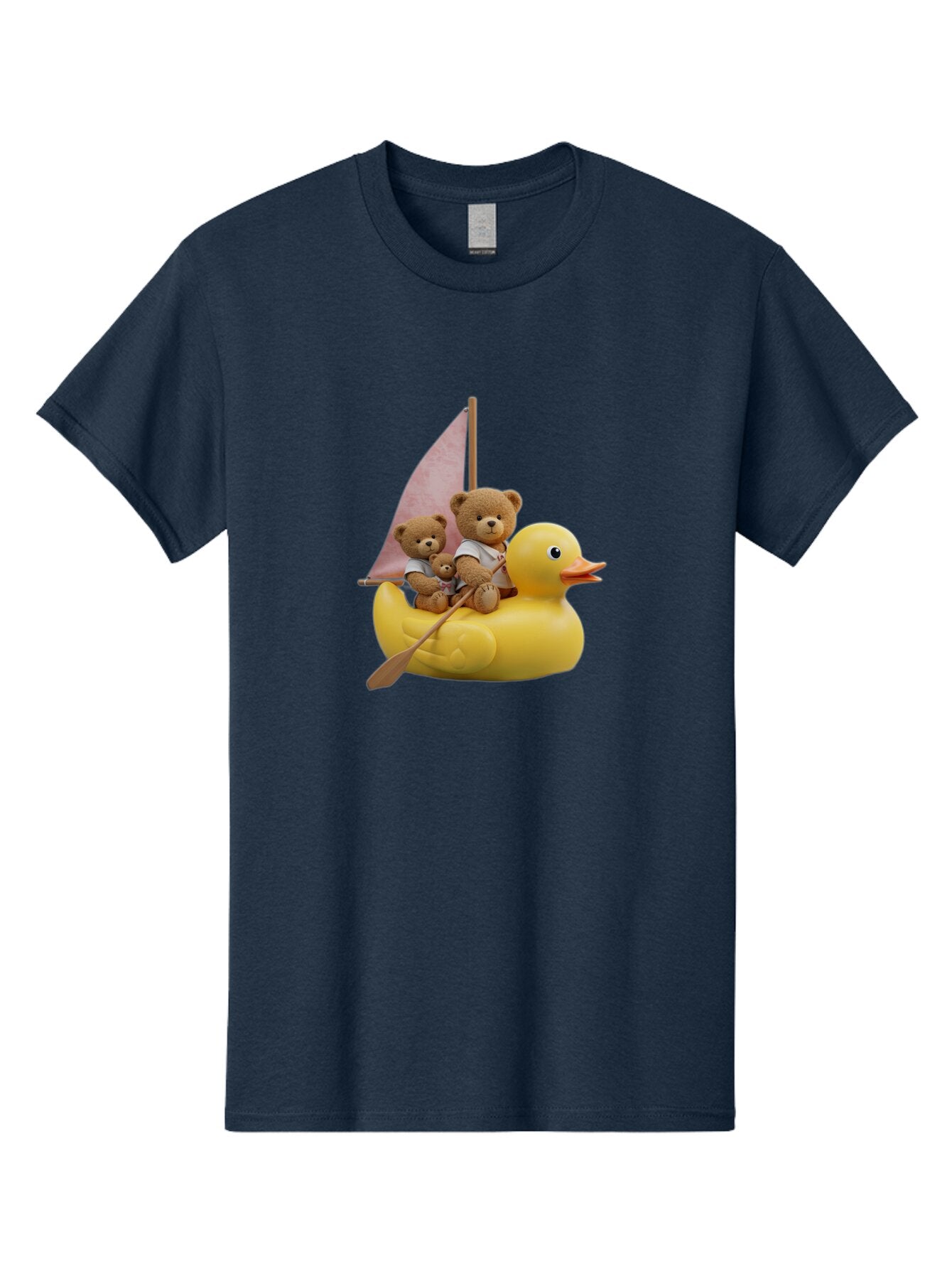 Teddy-Bears-Sailing-On-Duck Men'S Graphic Tee, 100% Cotton, Comfortable Casual Summer Wear, Machine Washable, Vintage Camera, Old Camera, Antique Camera, Black Camera, Classic Photography, Photography Equipment, Nostalgic Device, Film Camera, Ban720 9