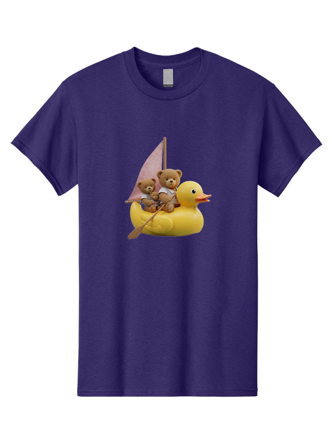 Teddy-Bears-Sailing-On-Duck Men'S Graphic Tee, 100% Cotton, Comfortable Casual Summer Wear, Machine Washable, Vintage Camera, Old Camera, Antique Camera, Black Camera, Classic Photography, Photography Equipment, Nostalgic Device, Film Camera, Ban720 13