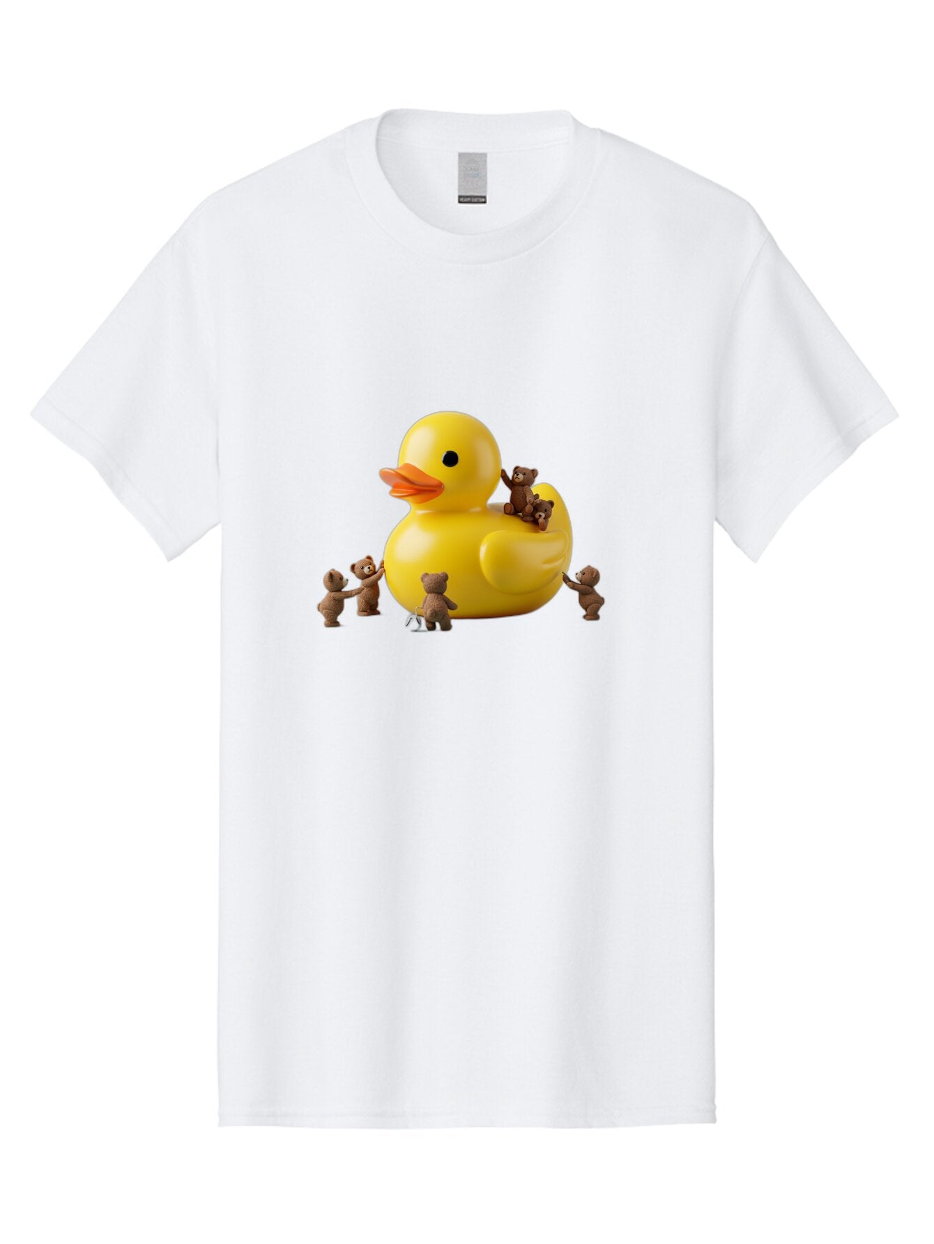 Teddy-Bears-With-Rubber-Duck Men'S Graphic Tee, 100% Cotton, Comfortable Casual Summer Wear, Machine Washable, Vintage Camera, Old Camera, Antique Camera, Black Camera, Classic Photography, Photography Equipment, Nostalgic Device, Film Camera, Ban721
