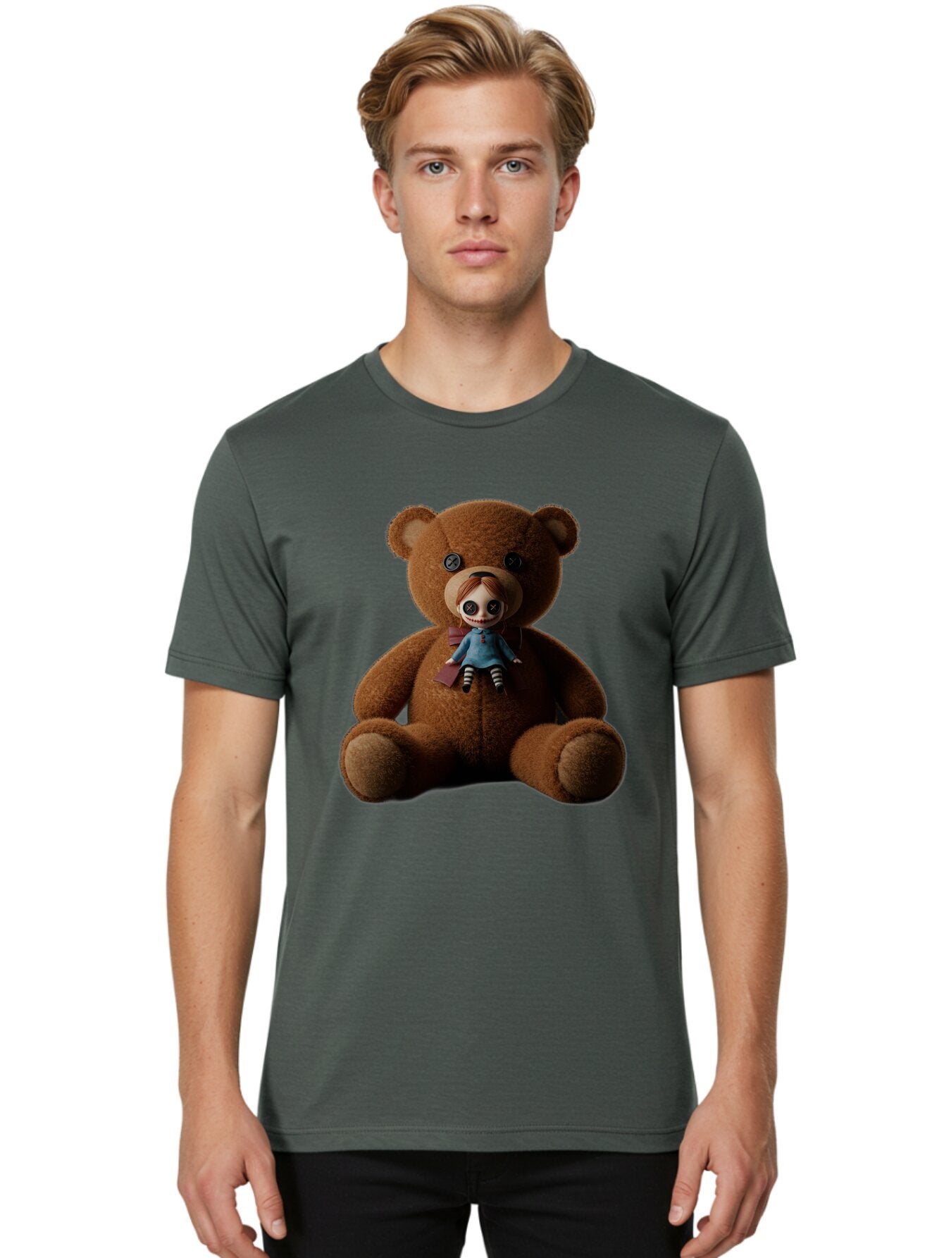 Teddy-Head-Annabelle Men'S Graphic Tee, 100% Cotton, Comfortable Casual Summer Wear, Machine Washable, Vintage Camera, Old Camera, Antique Camera, Black Camera, Classic Photography, Photography Equipment, Nostalgic Device, Film Camera, Ban723 26