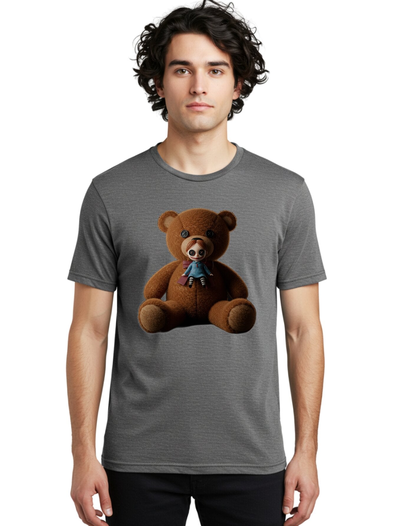 Teddy-Head-Annabelle Men'S Graphic Tee, 100% Cotton, Comfortable Casual Summer Wear, Machine Washable, Vintage Camera, Old Camera, Antique Camera, Black Camera, Classic Photography, Photography Equipment, Nostalgic Device, Film Camera, Ban723 18