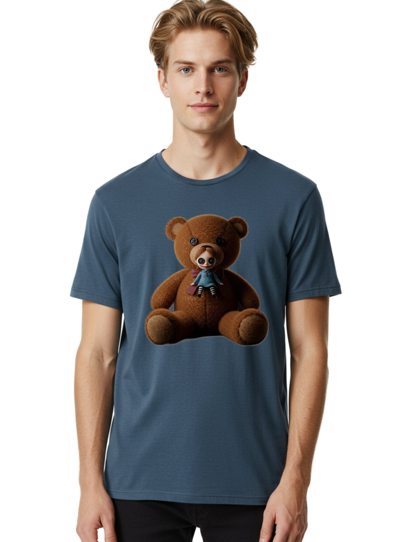 Teddy-Head-Annabelle Men'S Graphic Tee, 100% Cotton, Comfortable Casual Summer Wear, Machine Washable, Vintage Camera, Old Camera, Antique Camera, Black Camera, Classic Photography, Photography Equipment, Nostalgic Device, Film Camera, Ban723 19