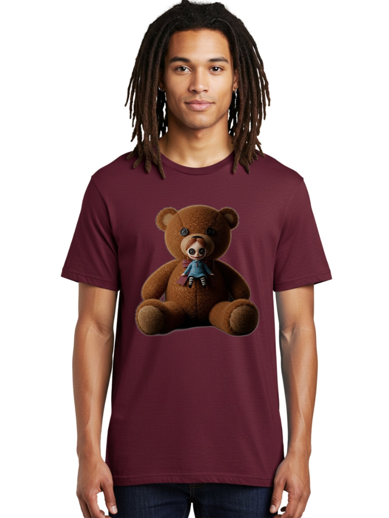 Teddy-Head-Annabelle Men'S Graphic Tee, 100% Cotton, Comfortable Casual Summer Wear, Machine Washable, Vintage Camera, Old Camera, Antique Camera, Black Camera, Classic Photography, Photography Equipment, Nostalgic Device, Film Camera, Ban723 22