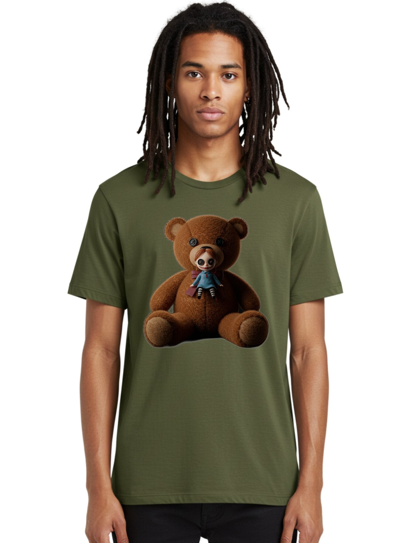 Teddy-Head-Annabelle Men'S Graphic Tee, 100% Cotton, Comfortable Casual Summer Wear, Machine Washable, Vintage Camera, Old Camera, Antique Camera, Black Camera, Classic Photography, Photography Equipment, Nostalgic Device, Film Camera, Ban723 24